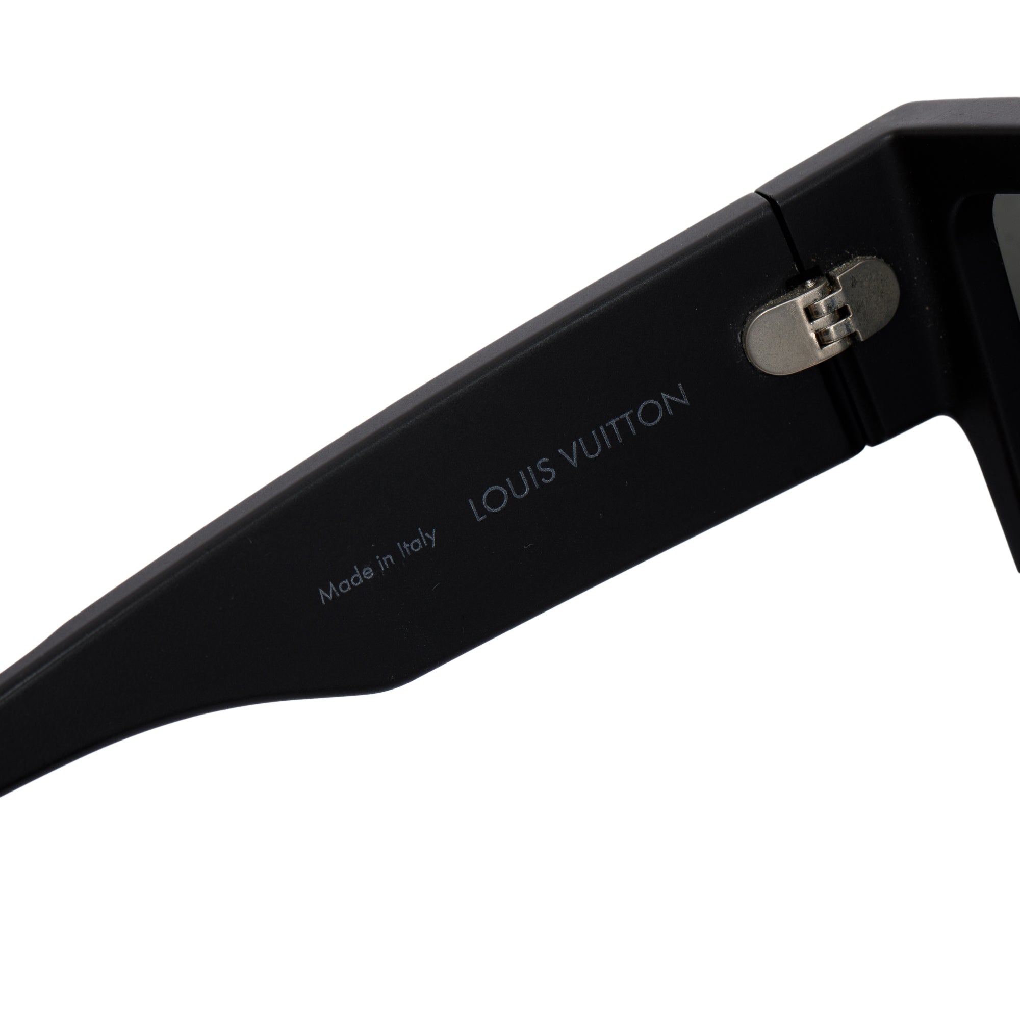 Louis Vuitton Black Metal LV Waimea Sunglasses w/ Box