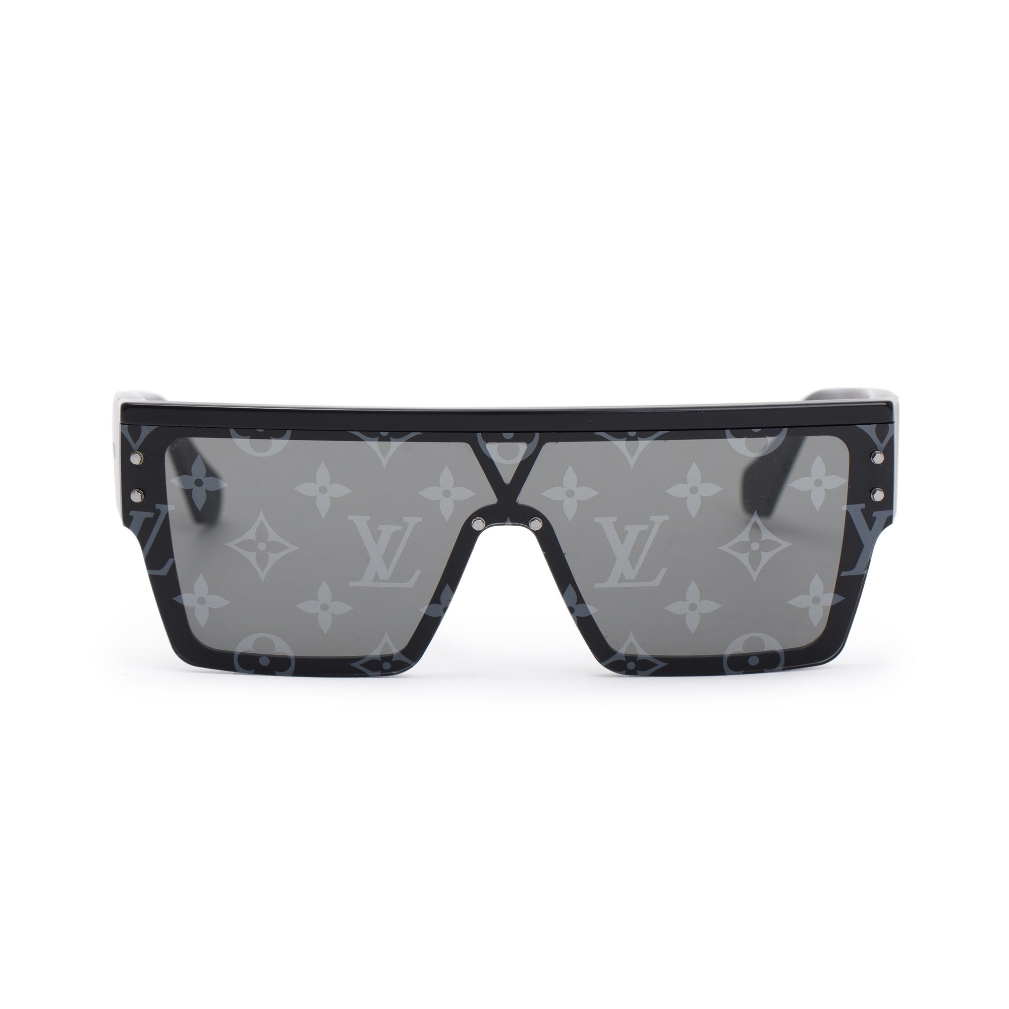 Louis Vuitton Black Metal LV Waimea Sunglasses w/ Box