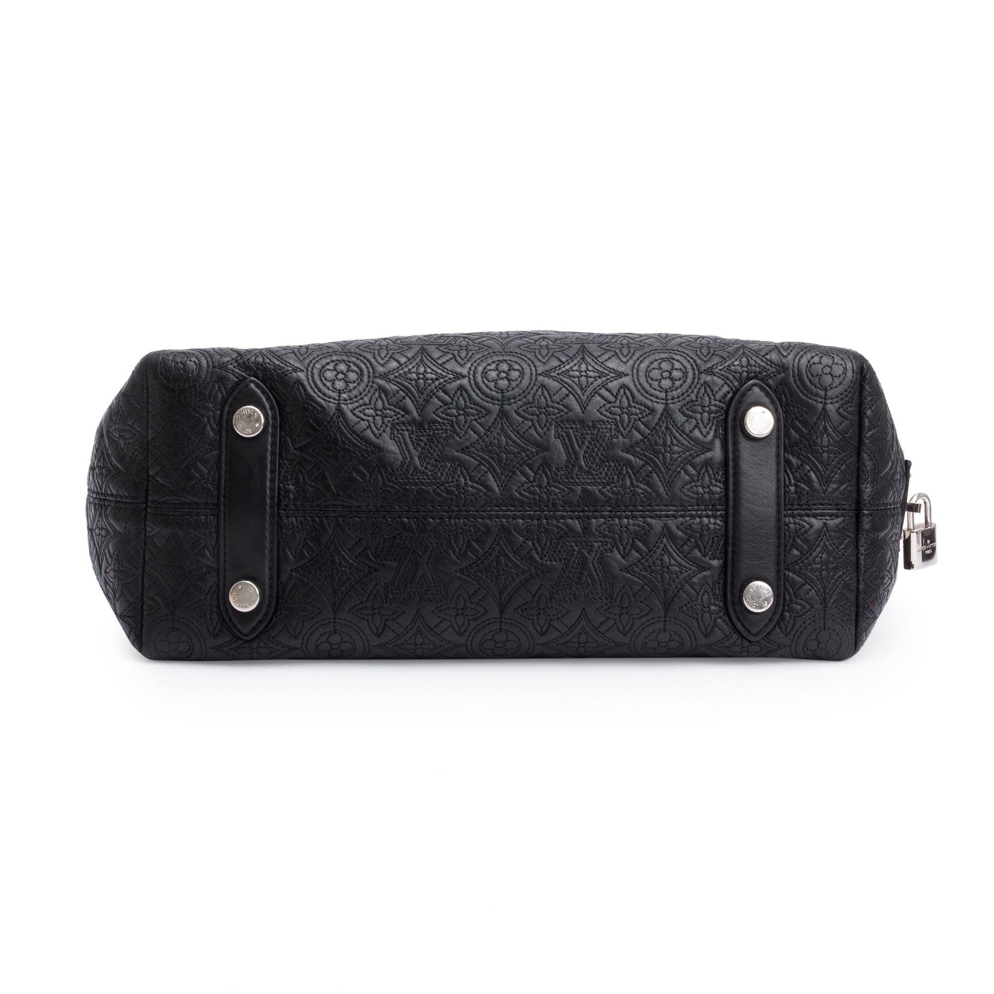 Louis Vuitton Black Monogram Antheia Leather Hobo PM