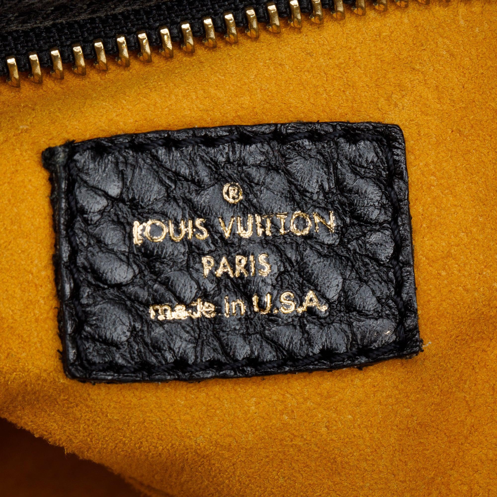 Louis Vuitton Black Monogram Denim Neo Cabby