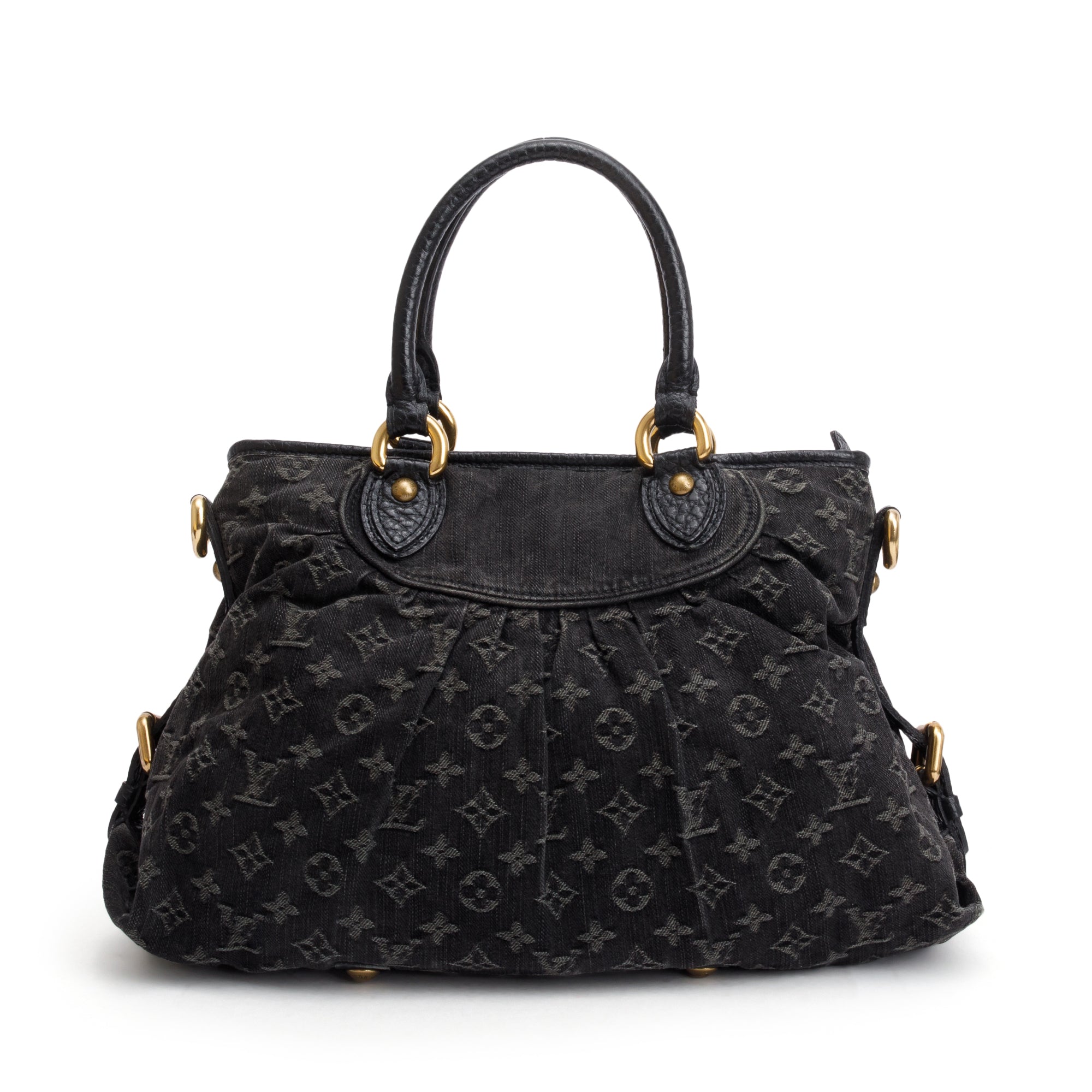 Louis Vuitton Black Monogram Denim Neo Cabby