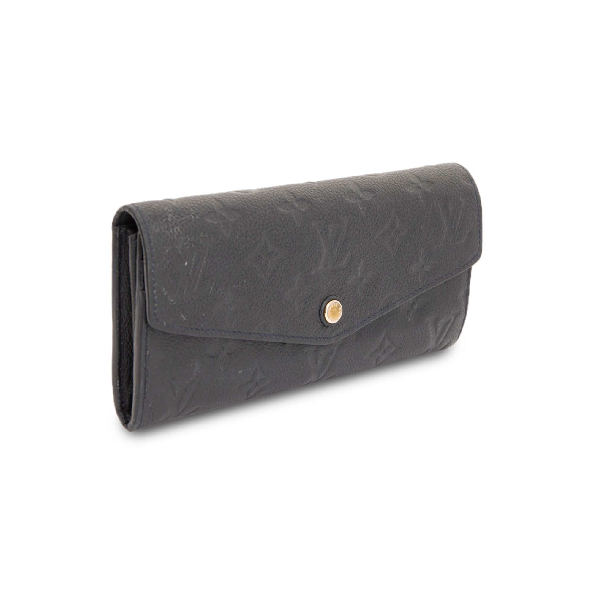 Louis Vuitton Black Monogram Empreinte Curieuse Wallet