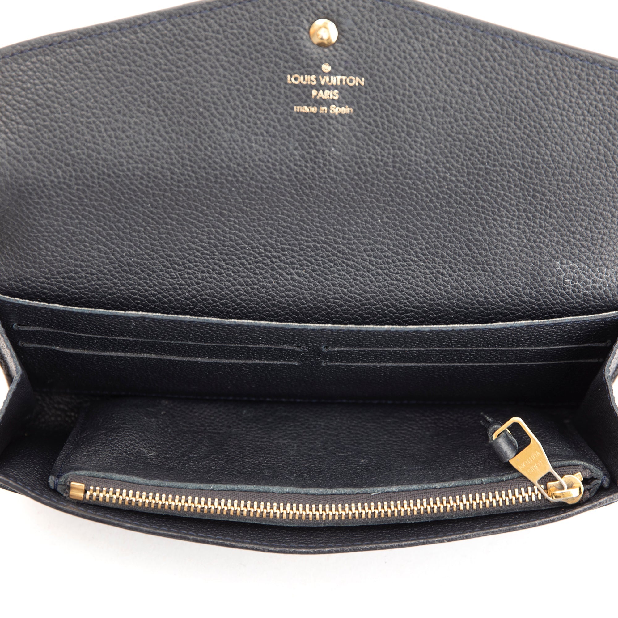 Louis Vuitton Black Monogram Empreinte Curieuse Wallet