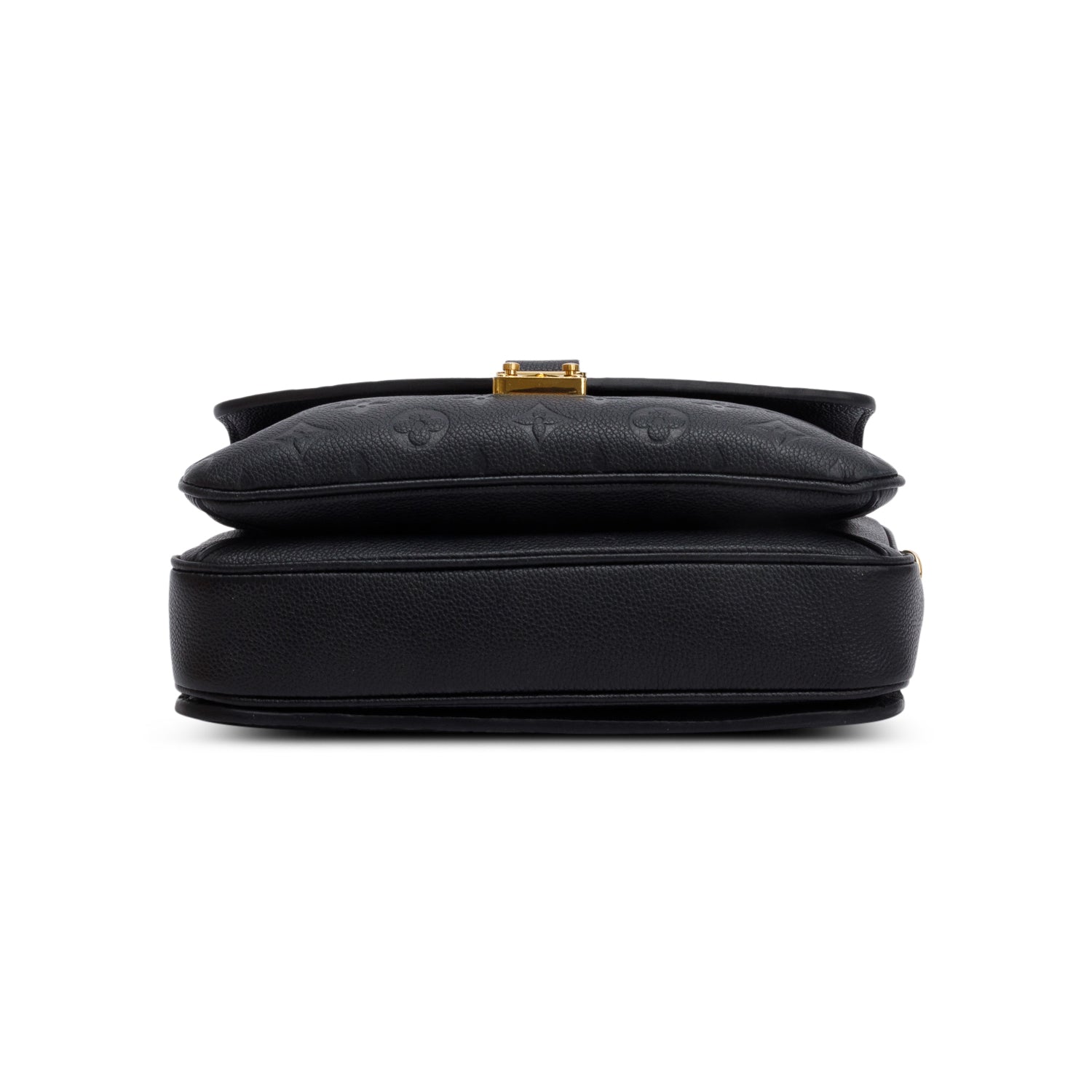 Louis Vuitton Black Monogram Empreinte Leather Pochette Metis w/ Box