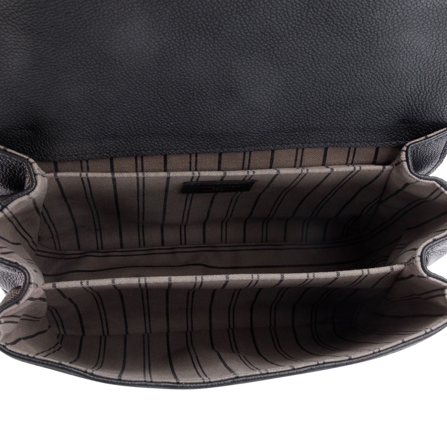 Louis Vuitton Black Monogram Empreinte Leather Pochette Metis w/ Box