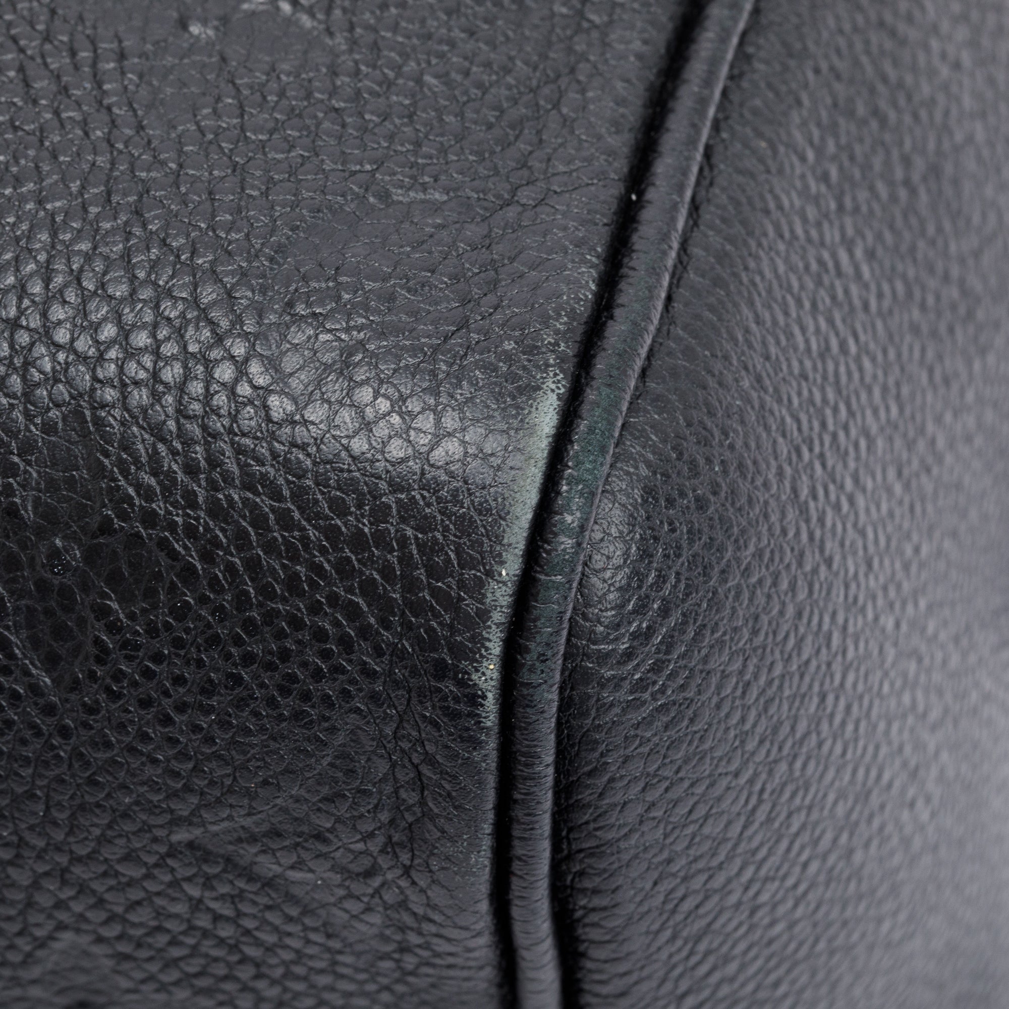 Louis Vuitton Black Monogram Empreinte Leather Speedy Bandouliere 25 NM w/ Box