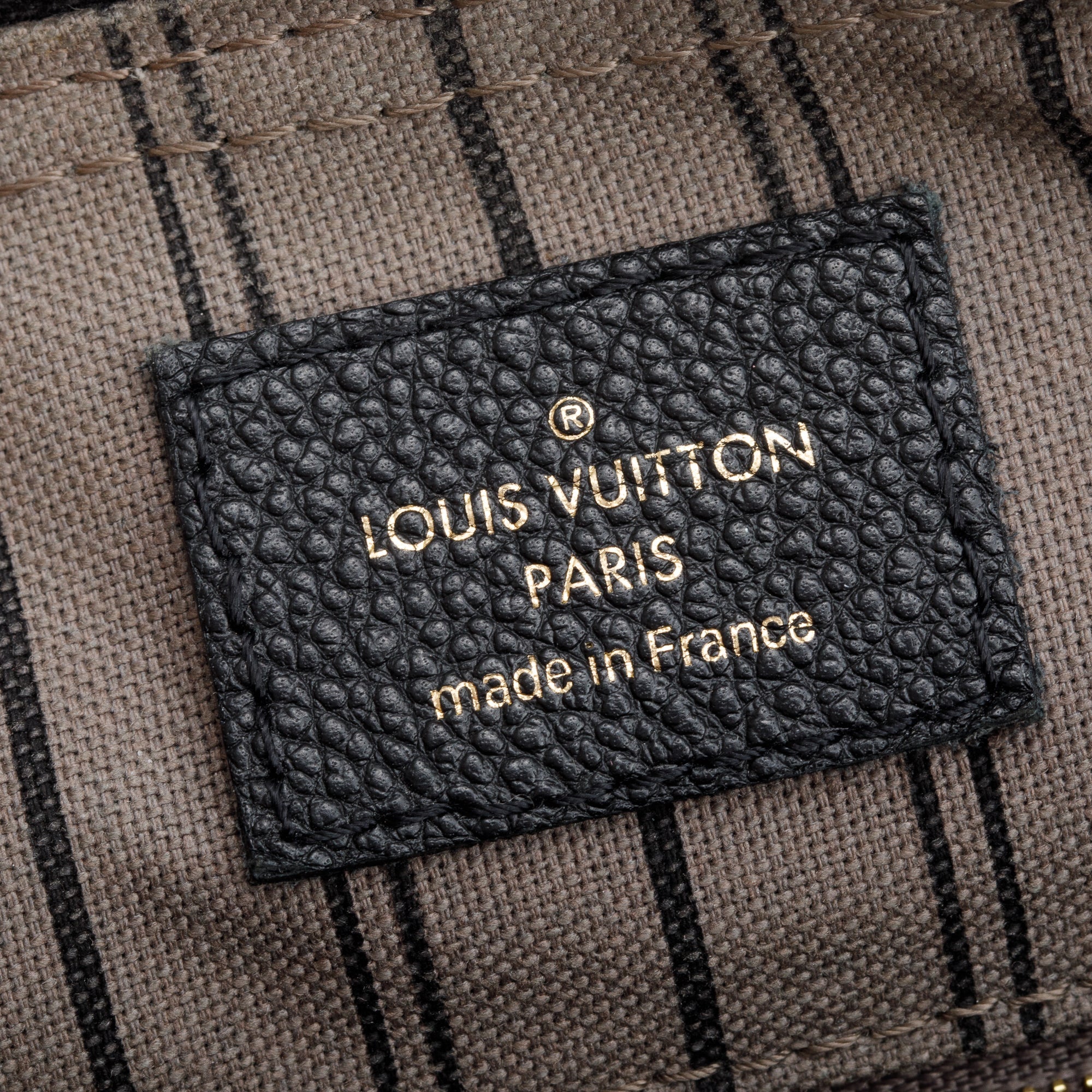 Louis Vuitton Black Monogram Empreinte Leather Speedy Bandouliere 25 NM w/ Box