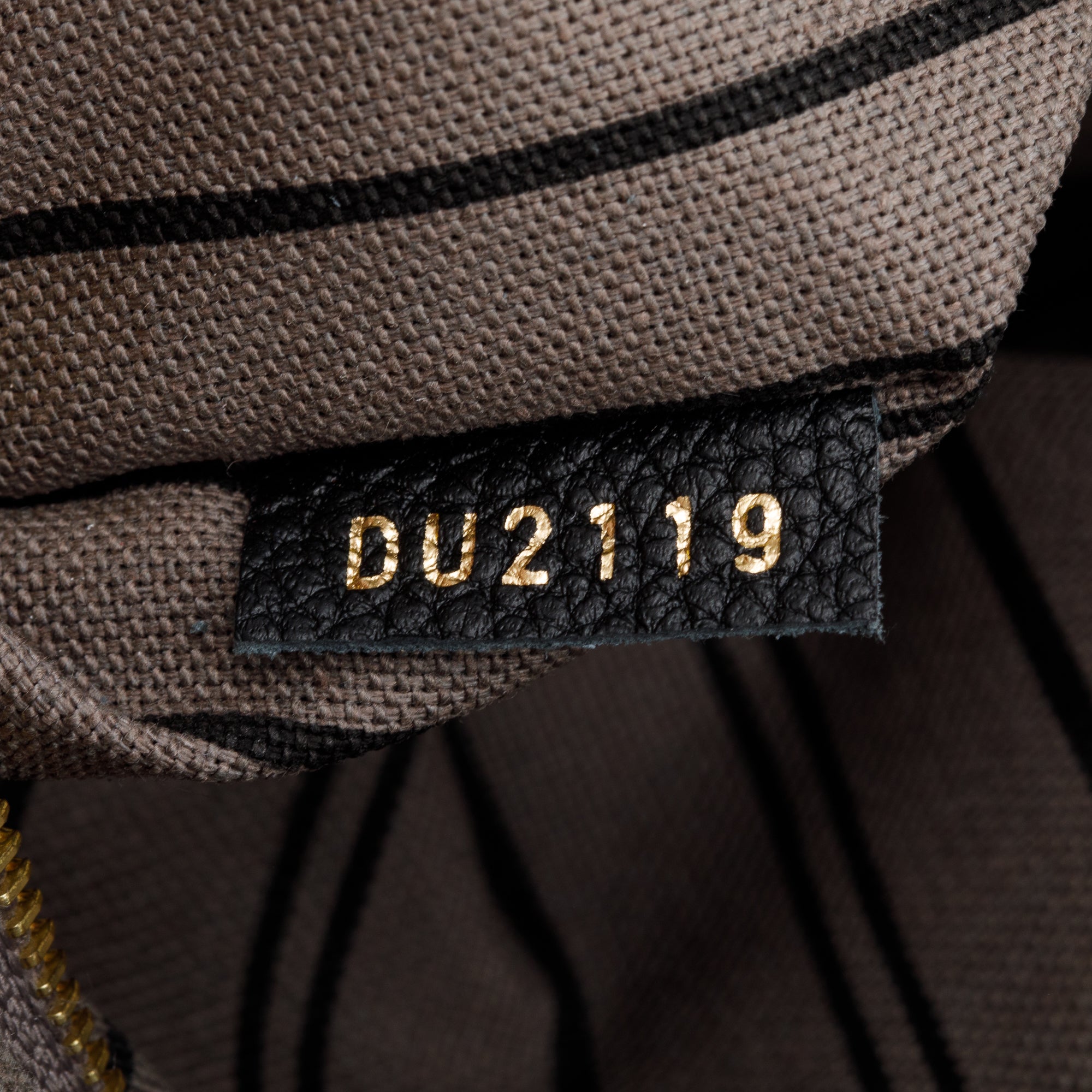 Louis Vuitton Black Monogram Empreinte Leather Speedy Bandouliere 25 NM w/ Box