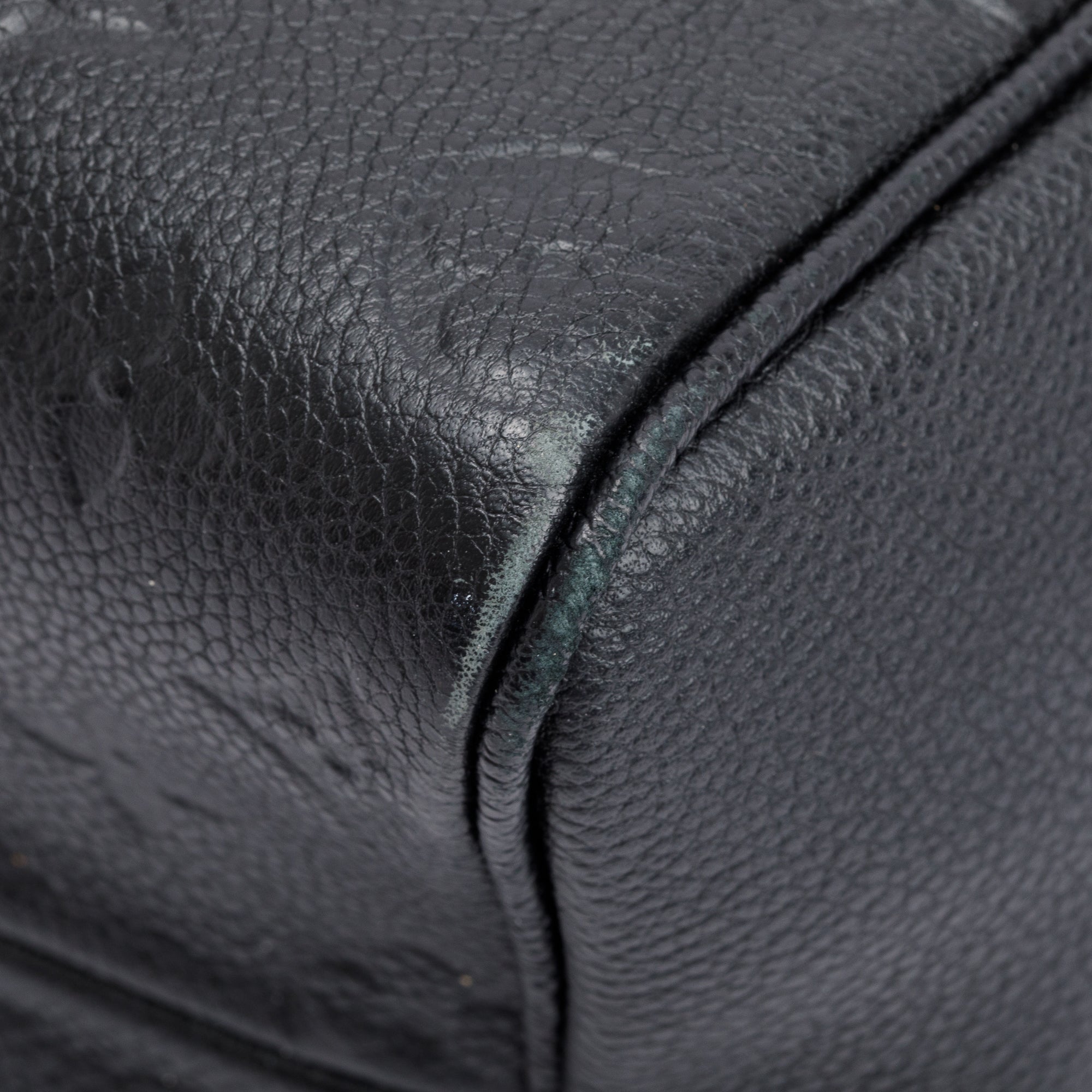 Louis Vuitton Black Monogram Empreinte Leather Speedy Bandouliere 25 NM w/ Box