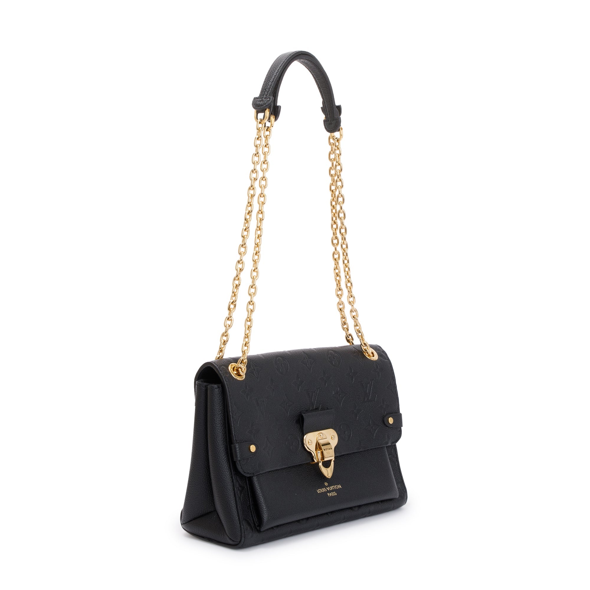 Louis Vuitton Black Monogram Empreinte Leather Vavin PM – OLIVER'S