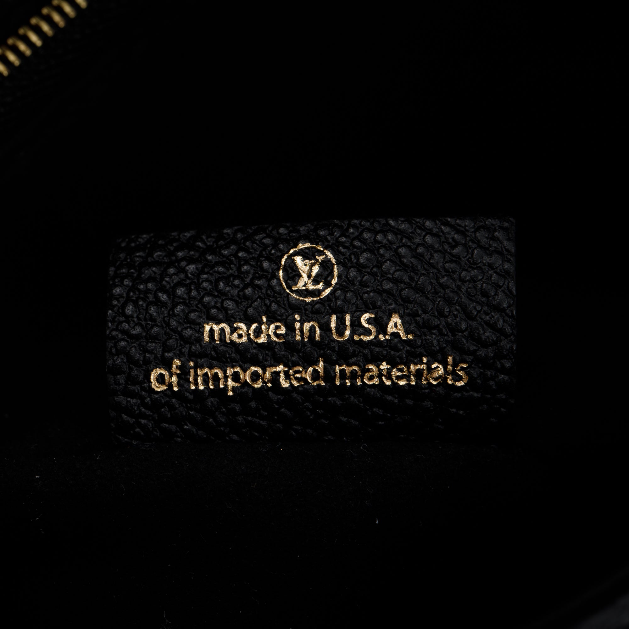 Louis Vuitton Black Monogram Empreinte Leather Vavin PM