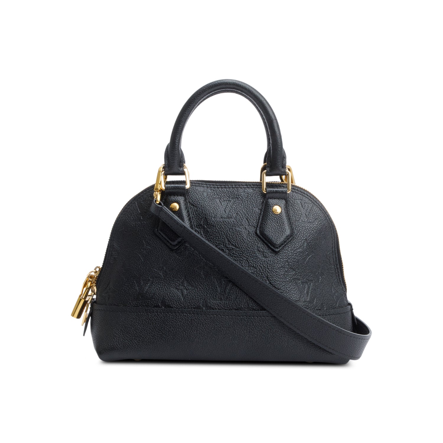 Louis Vuitton Black Monogram Empreinte Neo Alma BB w/ Strap