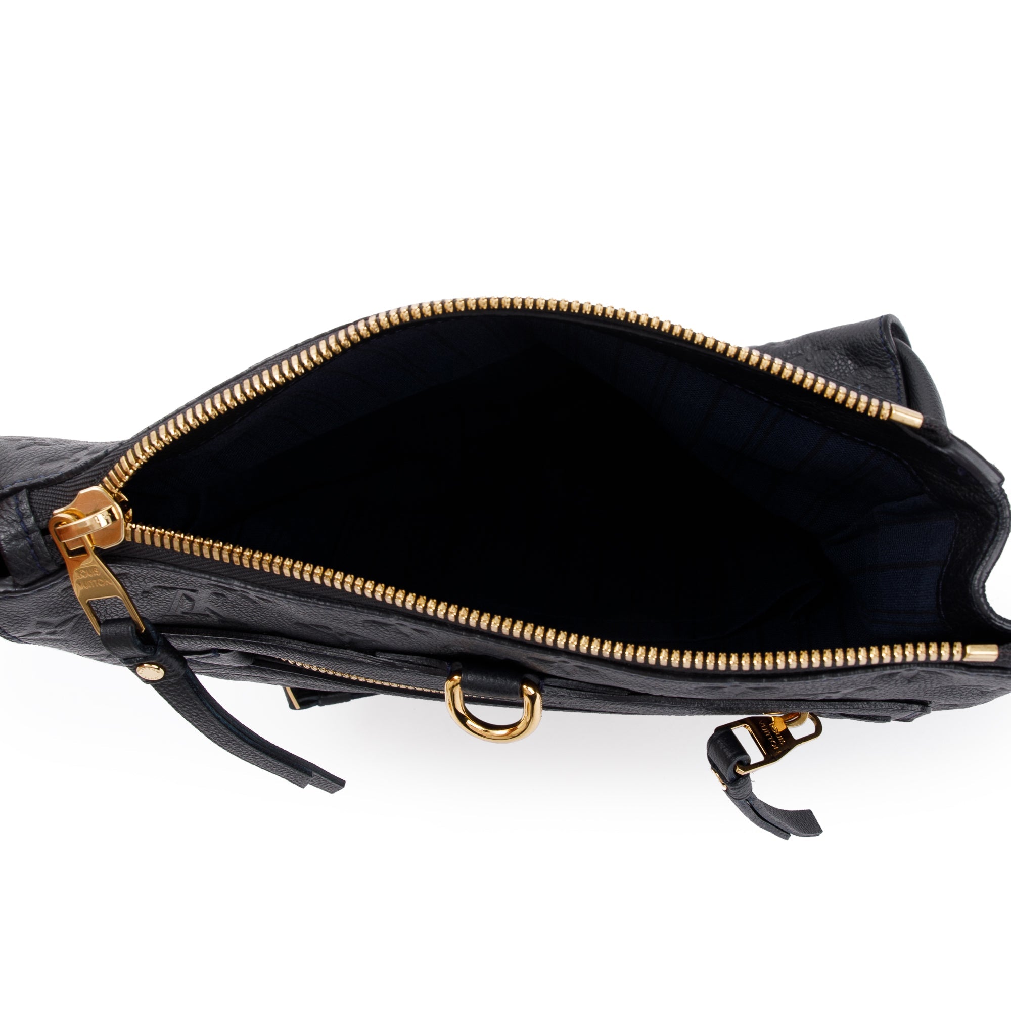 Louis Vuitton Black Monogram Empreinte Petillante Clutch