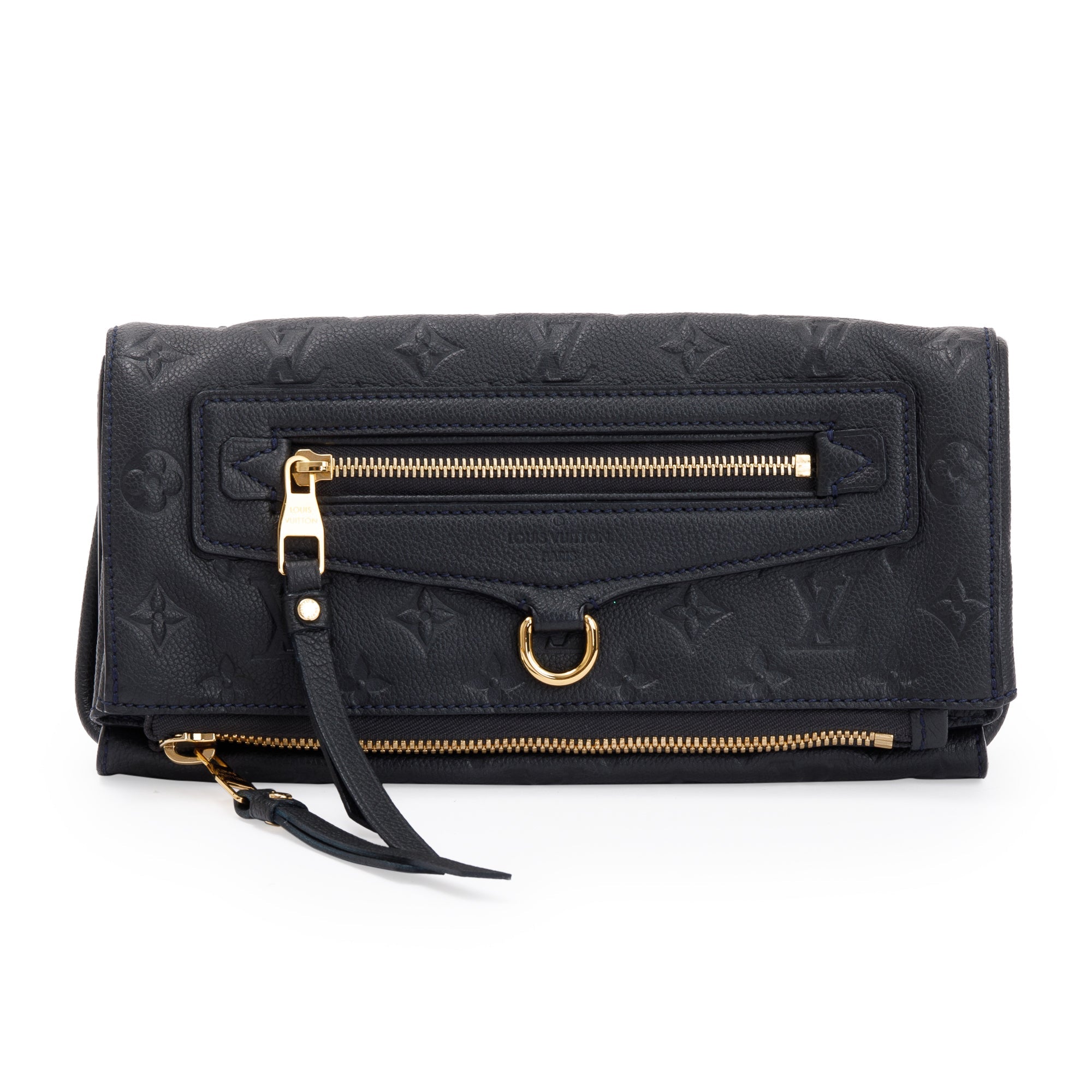 Louis Vuitton Black Monogram Empreinte Petillante Clutch