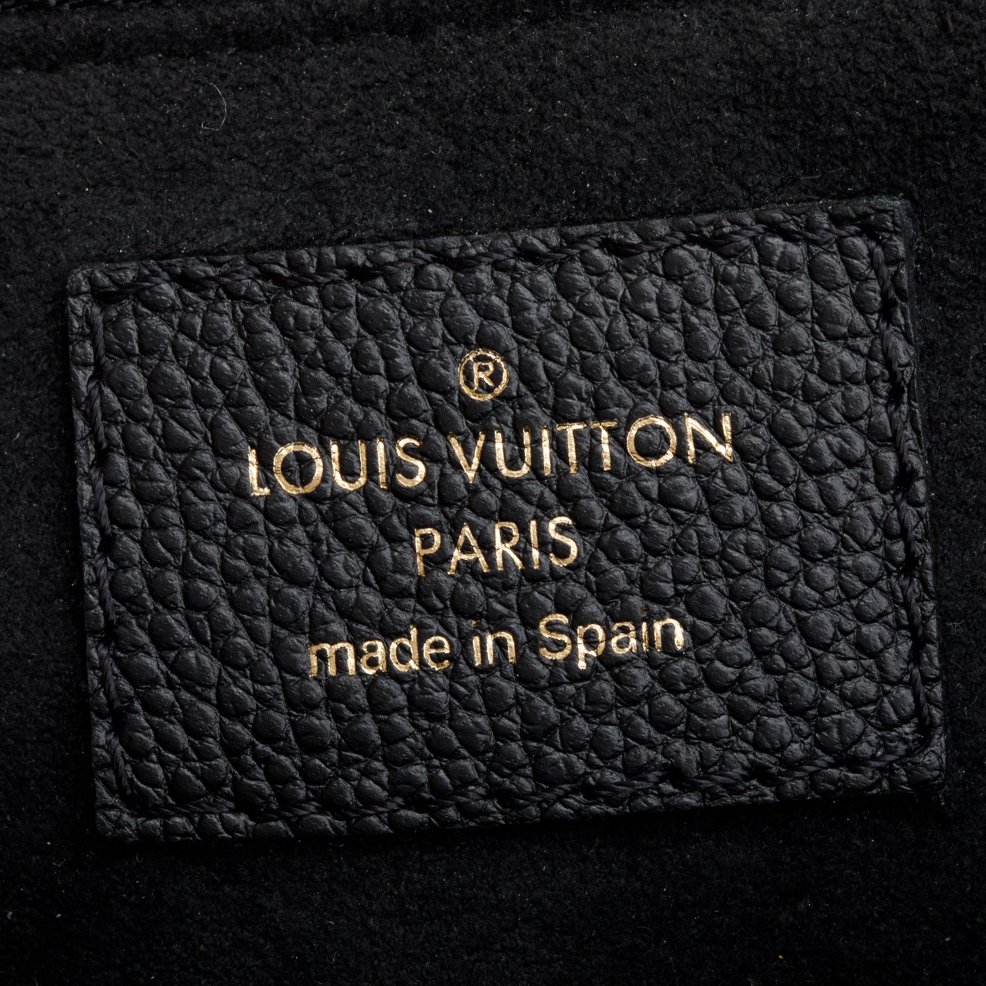Louis Vuitton Black Monogram Empreinte Surene MM