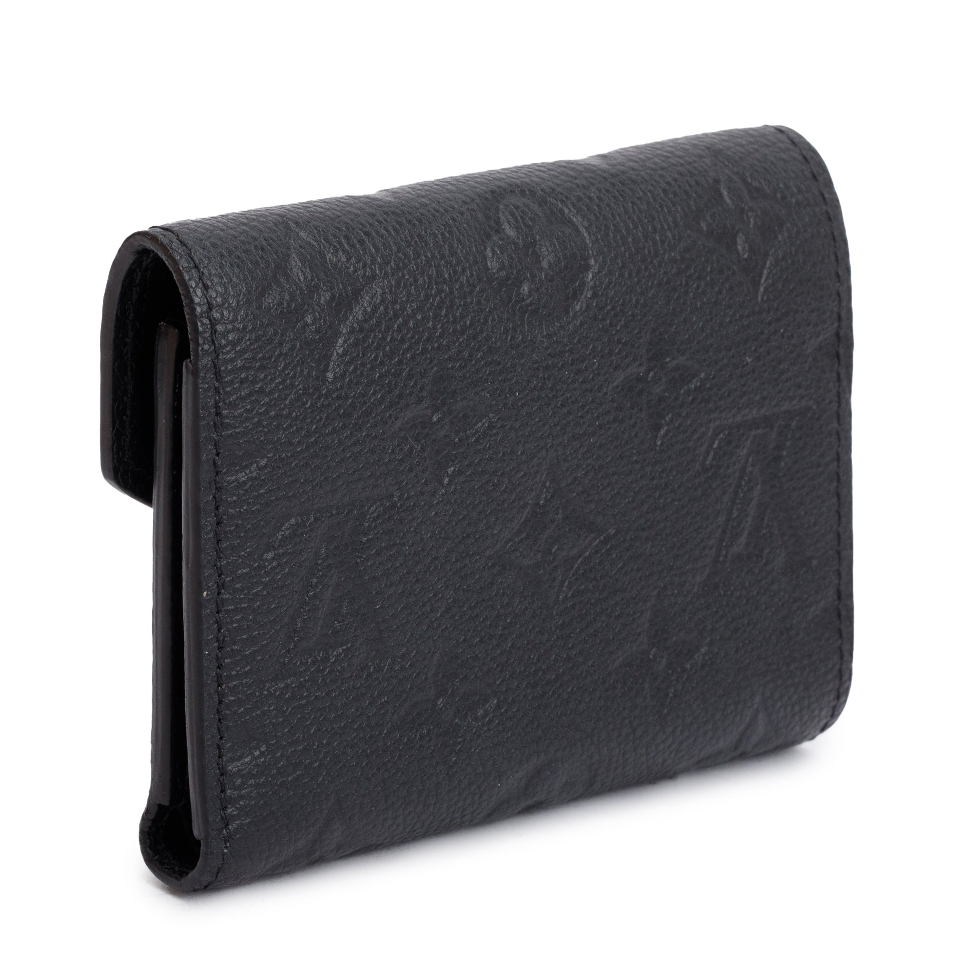 Louis Vuitton Black Monogram Empreinte Victorine Wallet