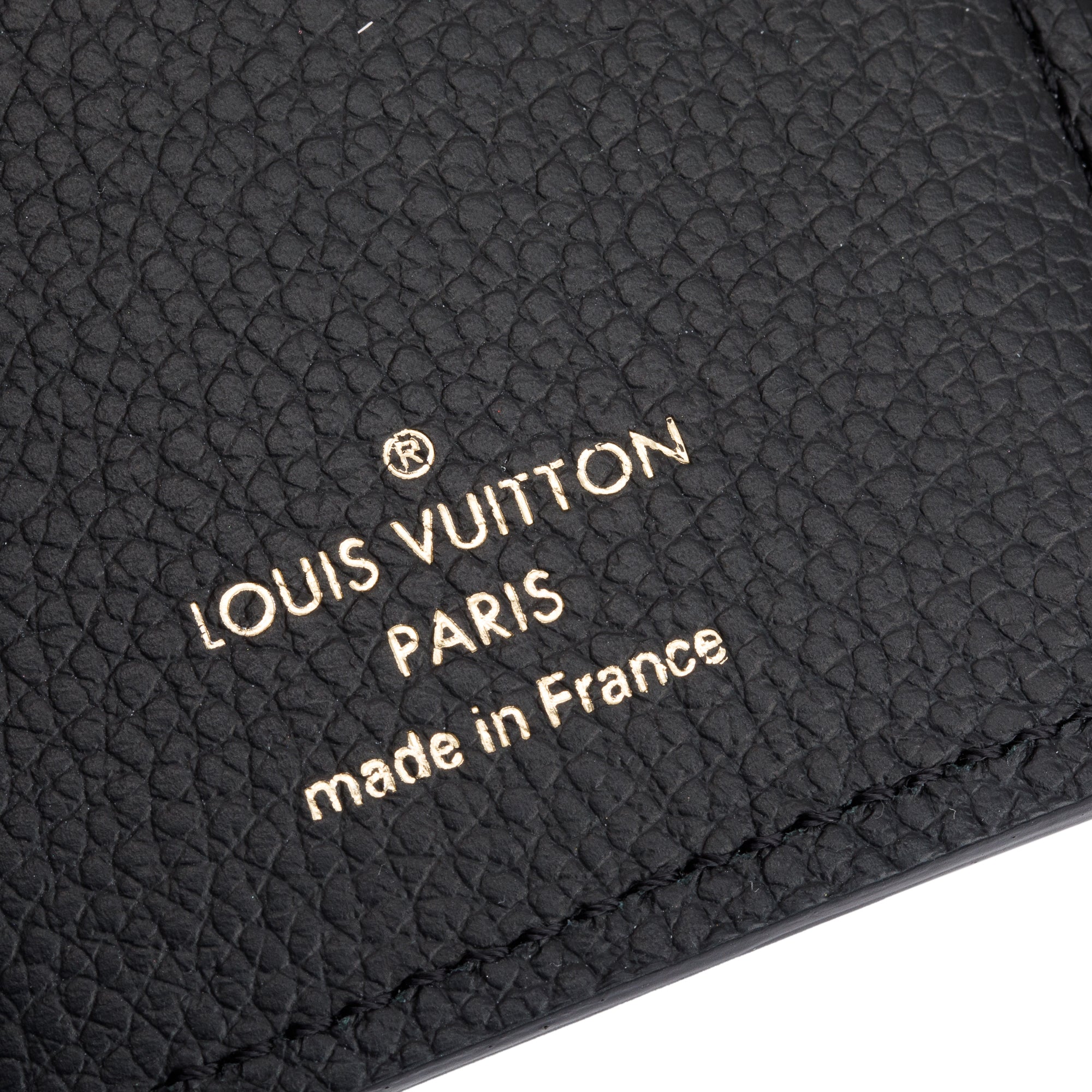 Louis Vuitton Black Monogram Empreinte Victorine Wallet