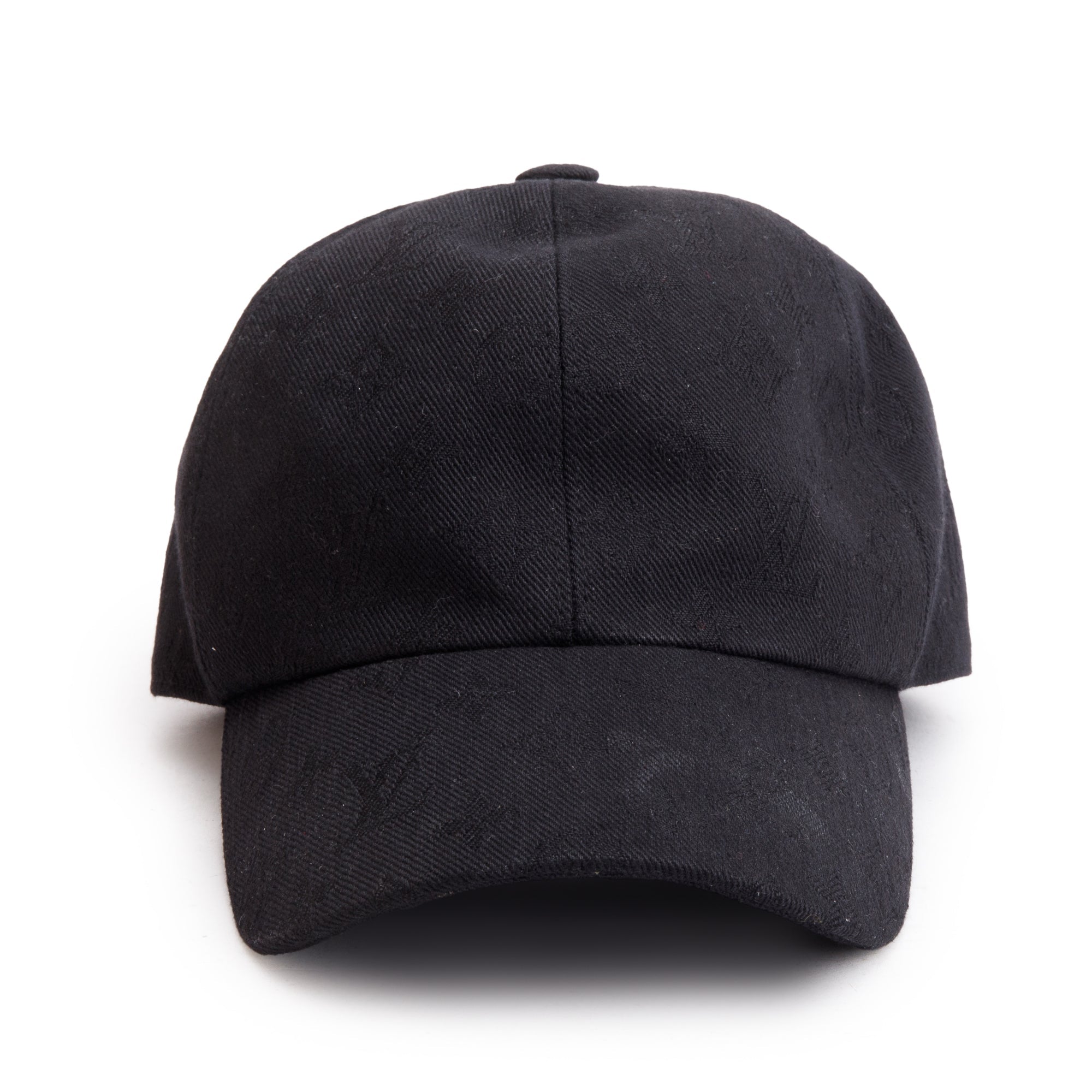 Louis Vuitton Black Monogram Essential Cap w/ Box