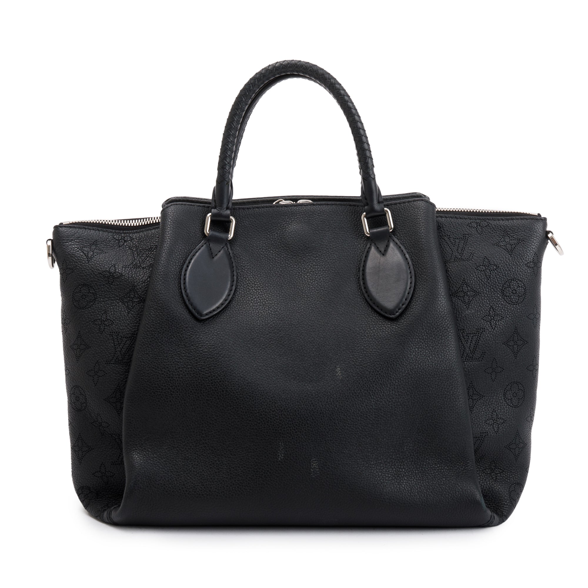 Louis Vuitton Black Monogram Mahina Leather Haumea w/ Strap