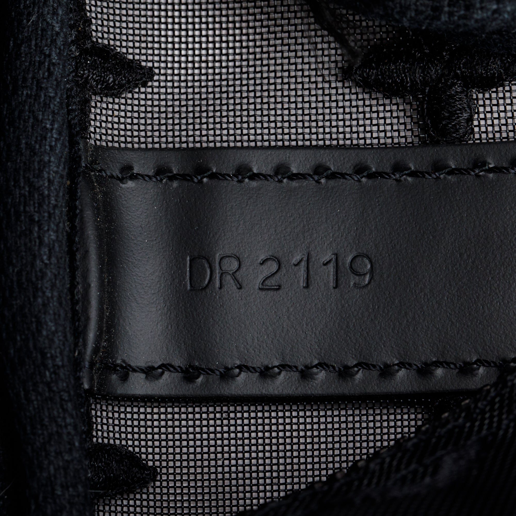 Louis Vuitton Black Monogram Mesh Keepall Bandouliere 50