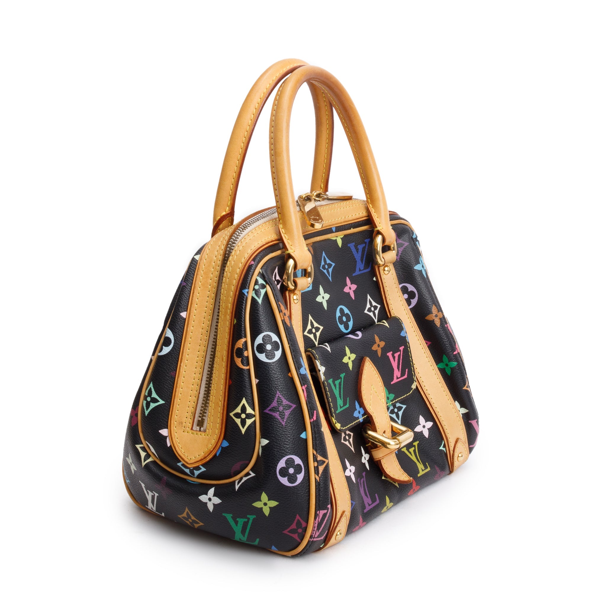 Louis Vuitton Black Monogram Multicolore Priscilla Bag