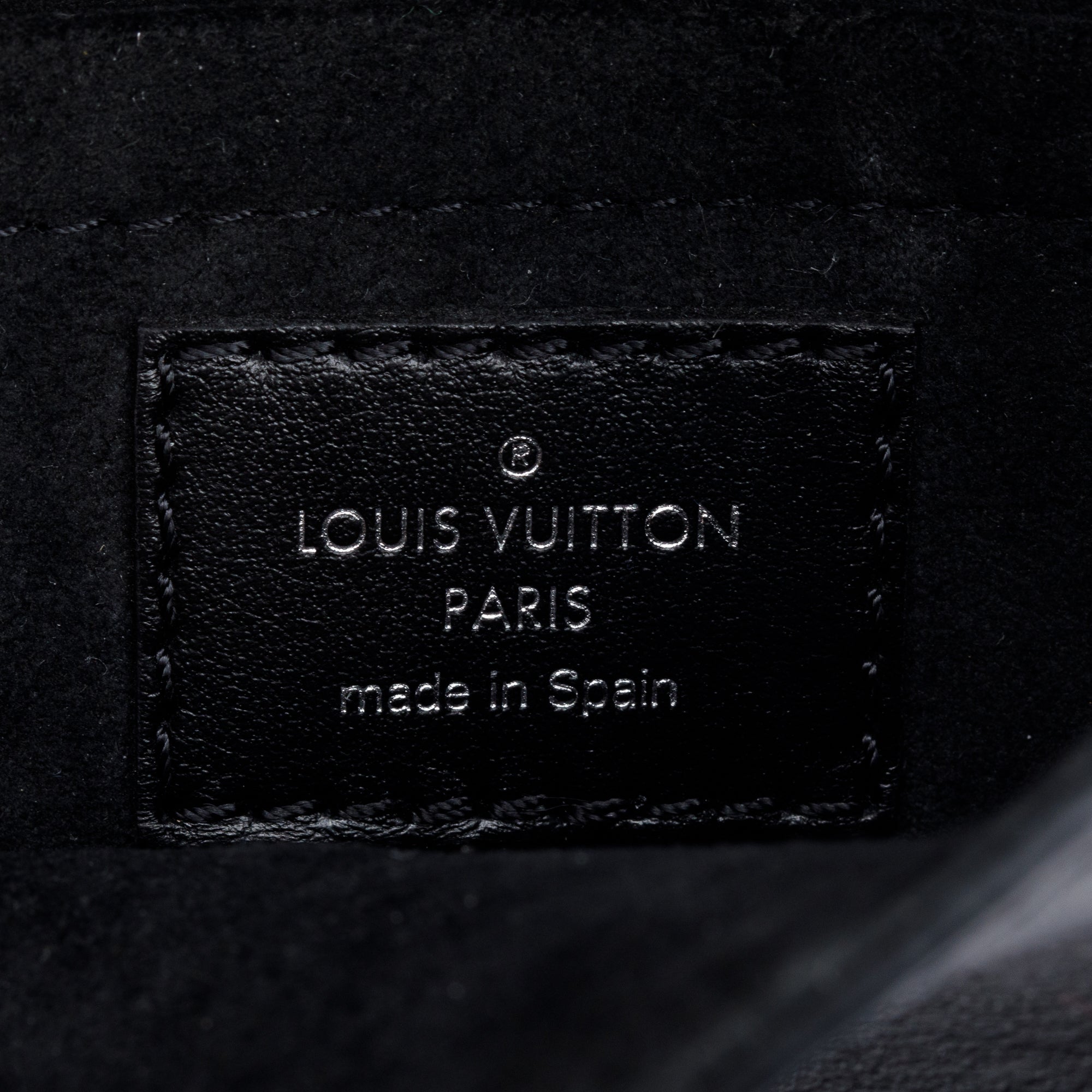 Louis Vuitton Black Monogram Print Calfskin Leather Camera Box w/ Strap