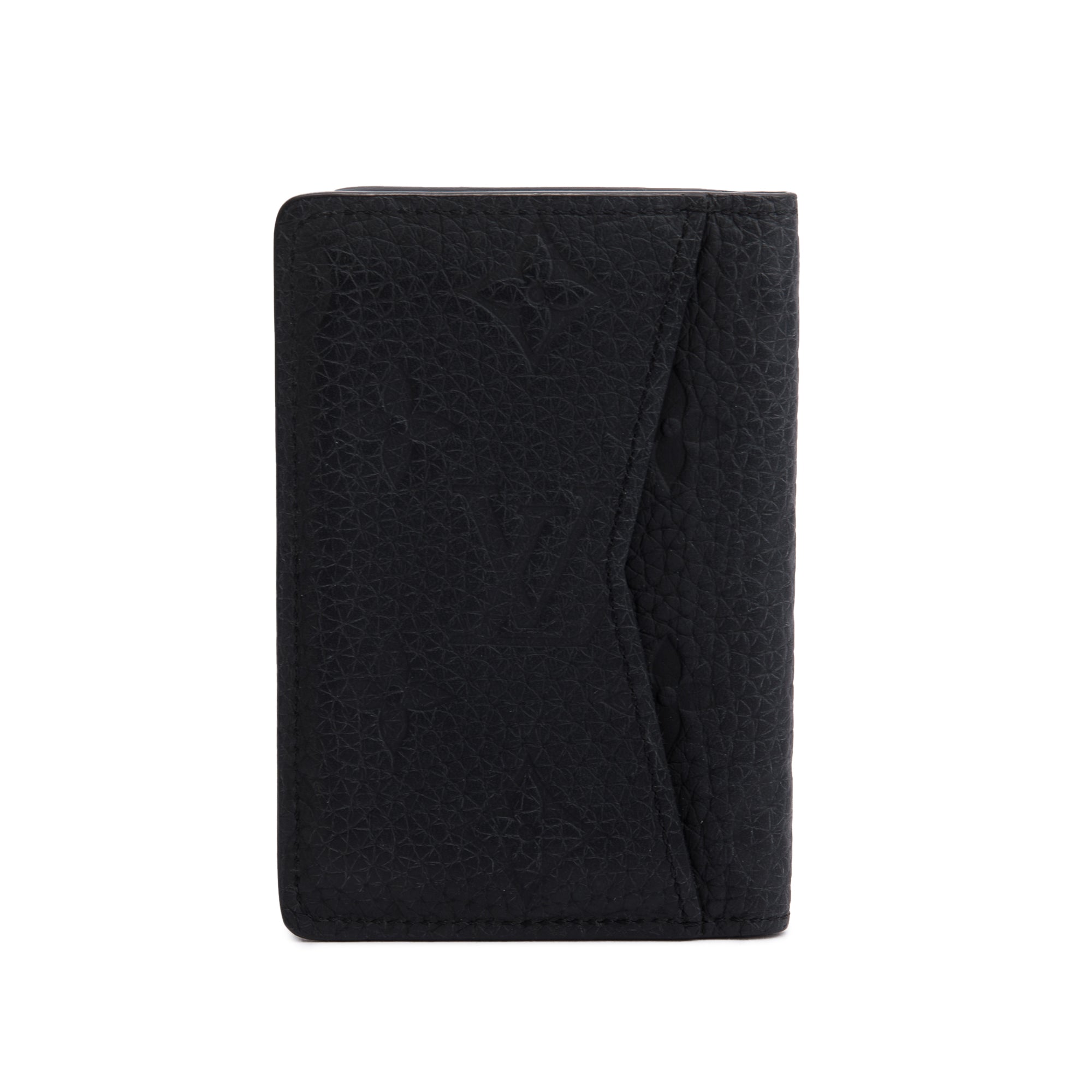 Louis Vuitton Black Monogram Shadow Calf Leather Pocket Organizer