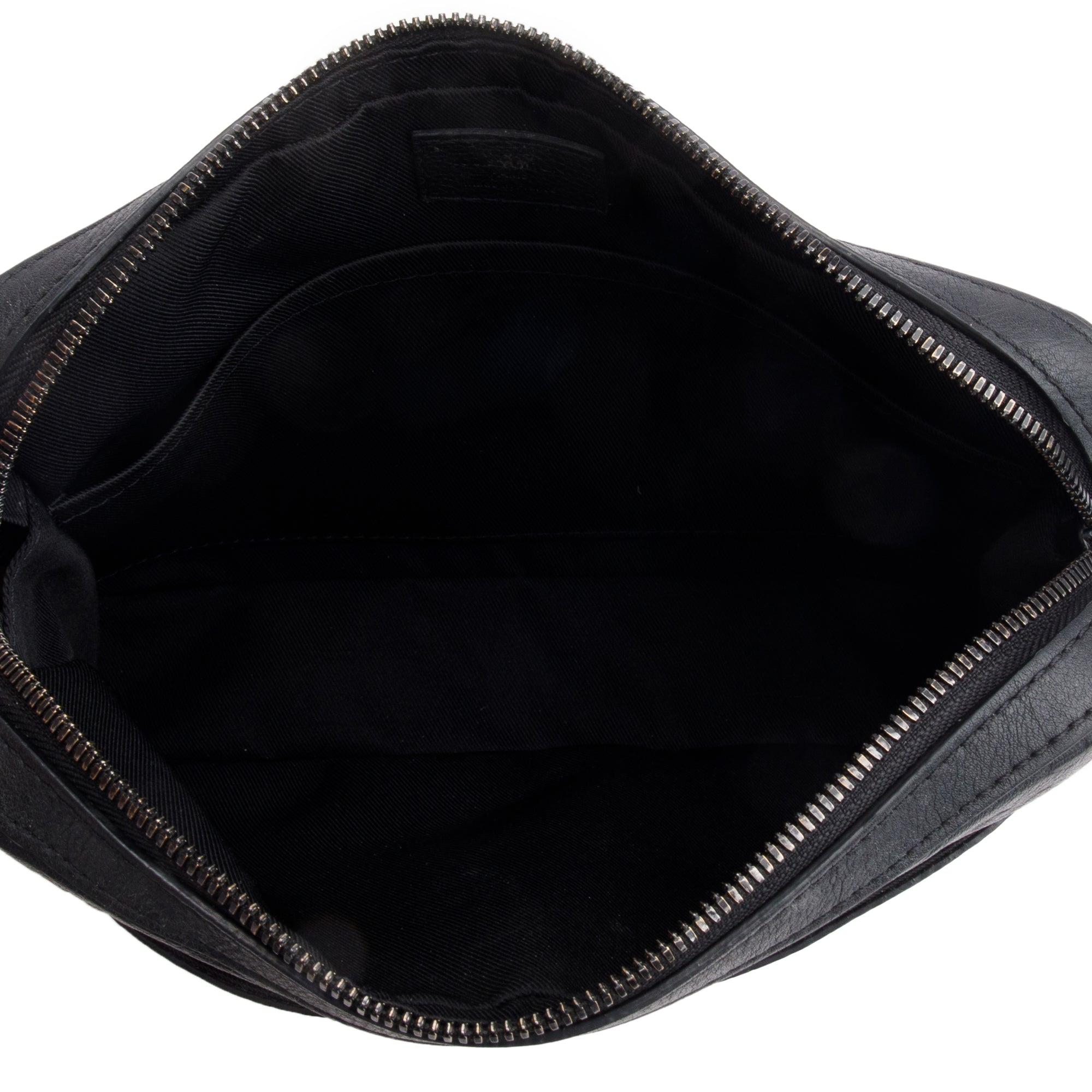 Louis Vuitton Black Monogram Shadow Embossed Calfskin Leather Messenger Bag w/ Box