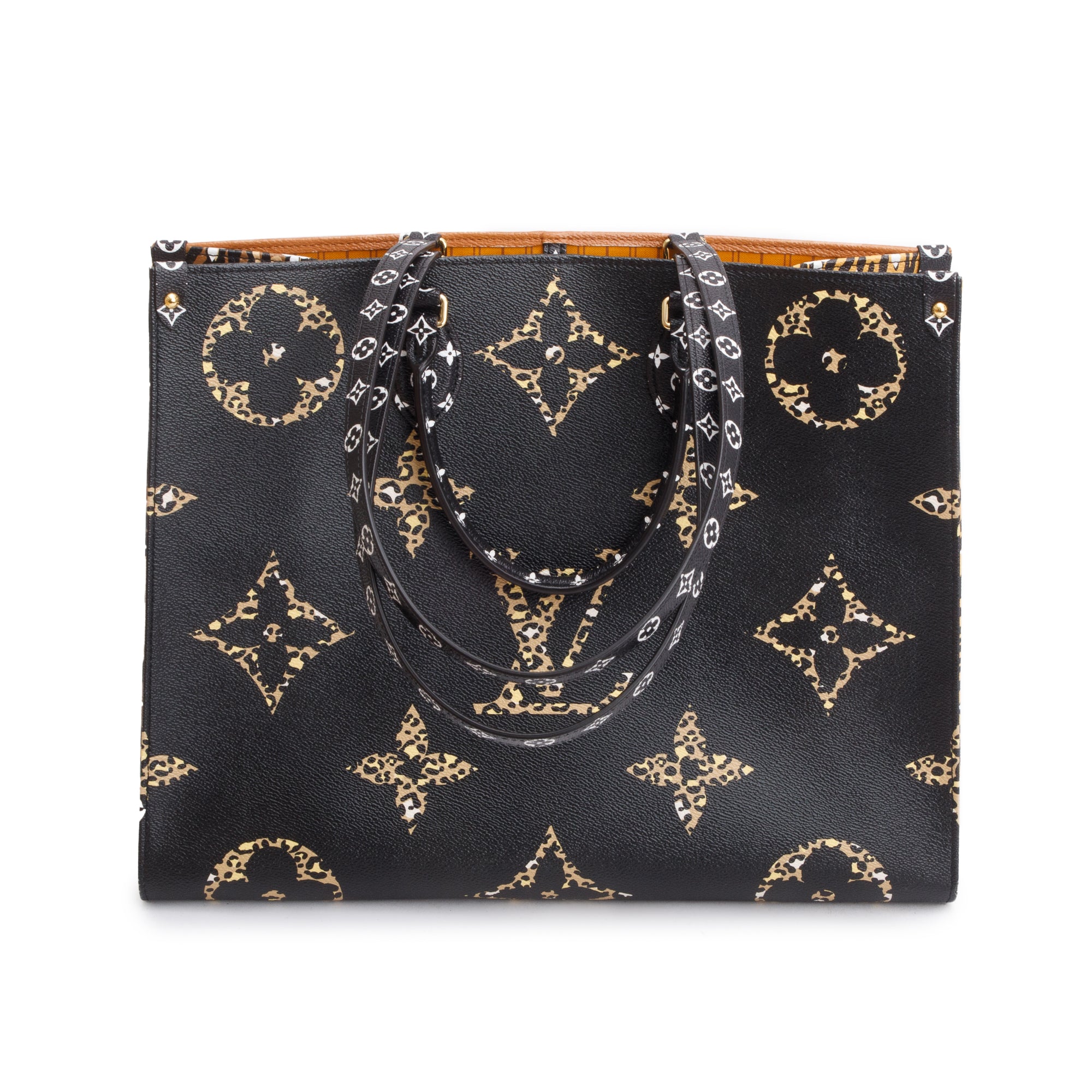 Louis Vuitton Black Multicolor Jungle Monogram Giant Limited Edition OnTheGo GM