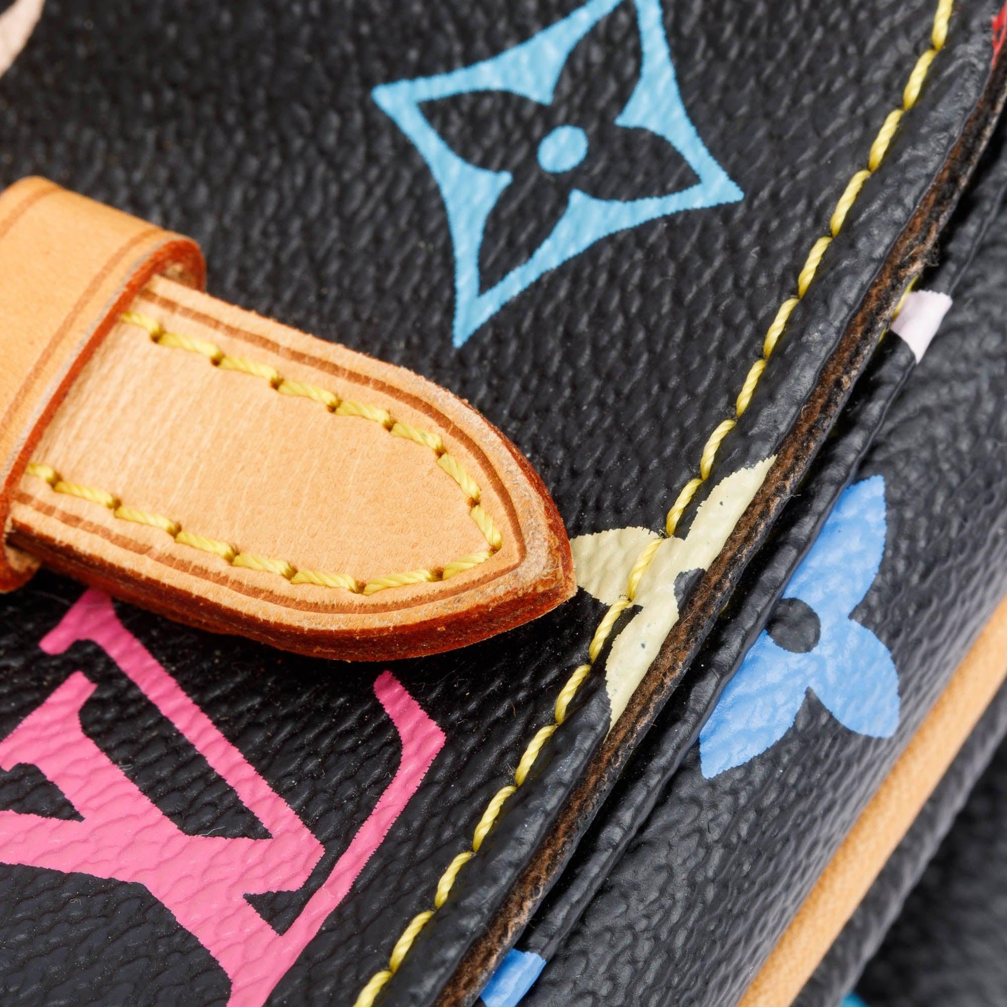 Louis Vuitton Black Multicolore Lodge PM
