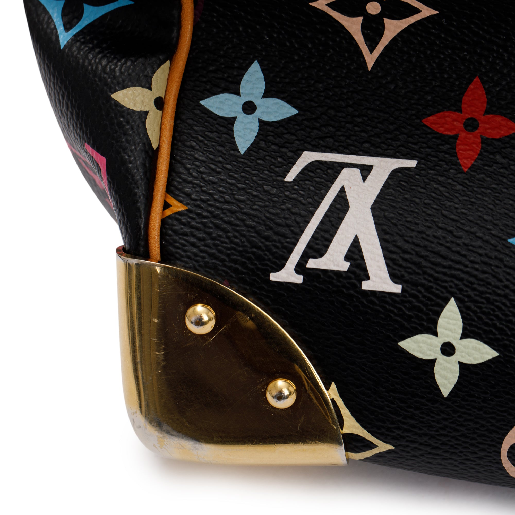 Louis Vuitton Black Multicolore Speedy 30