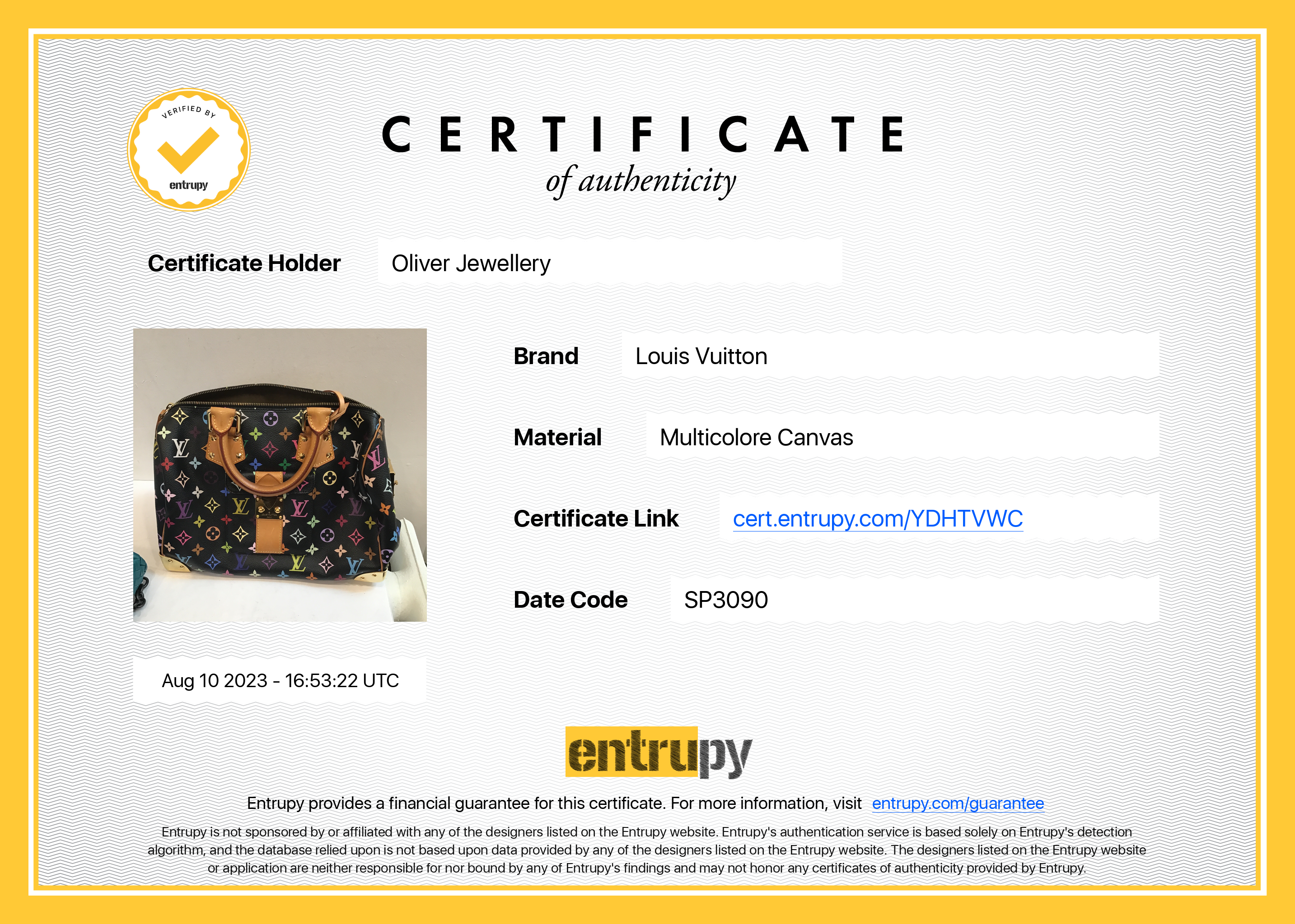 Louis Vuitton Black Multicolore Speedy 30
