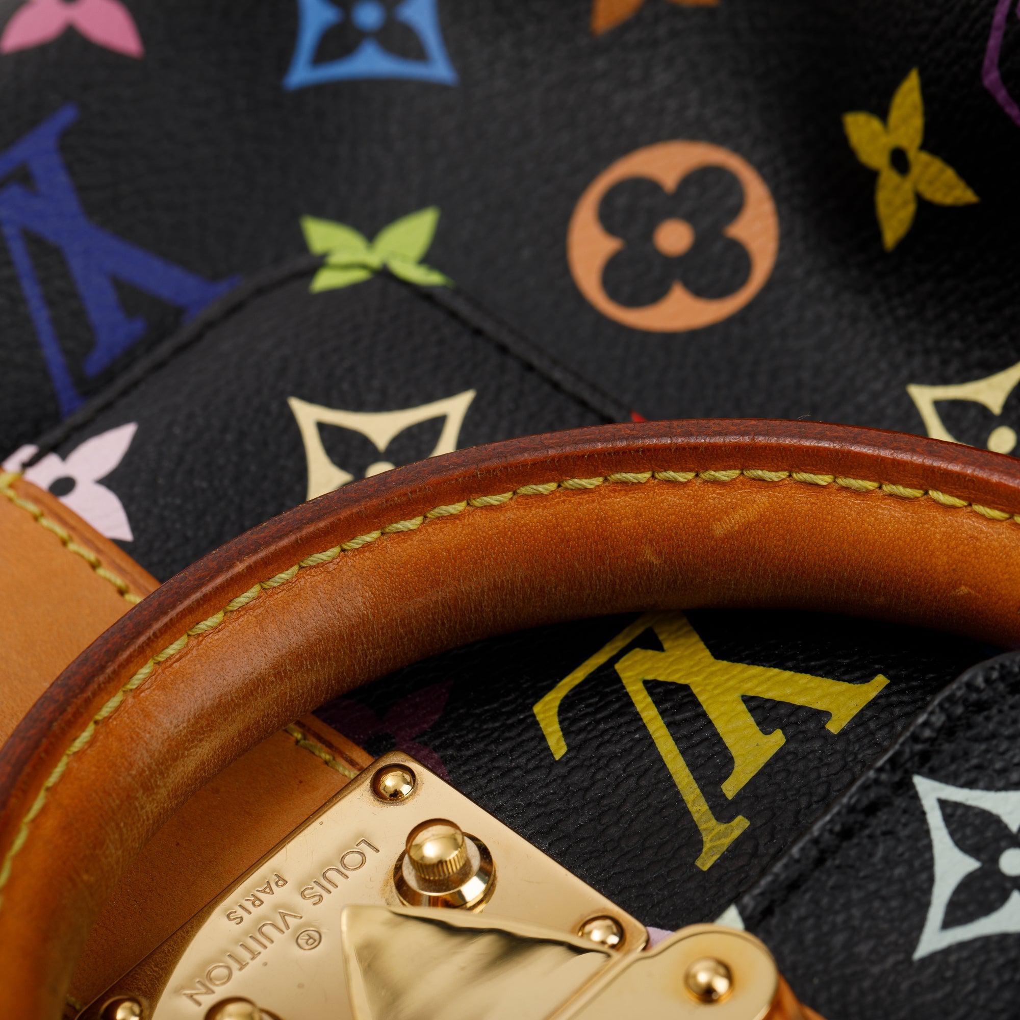 Louis Vuitton Black Multicolore Speedy 30