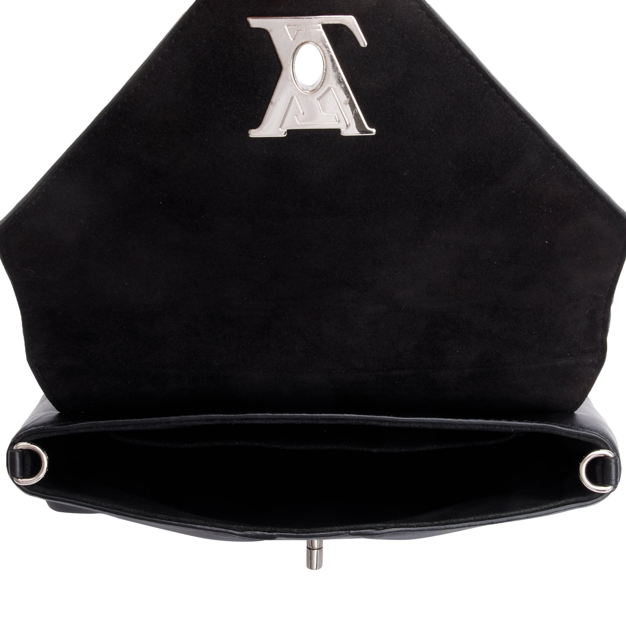 Louis Vuitton Black Studded Perforated Leather Love Note Bag