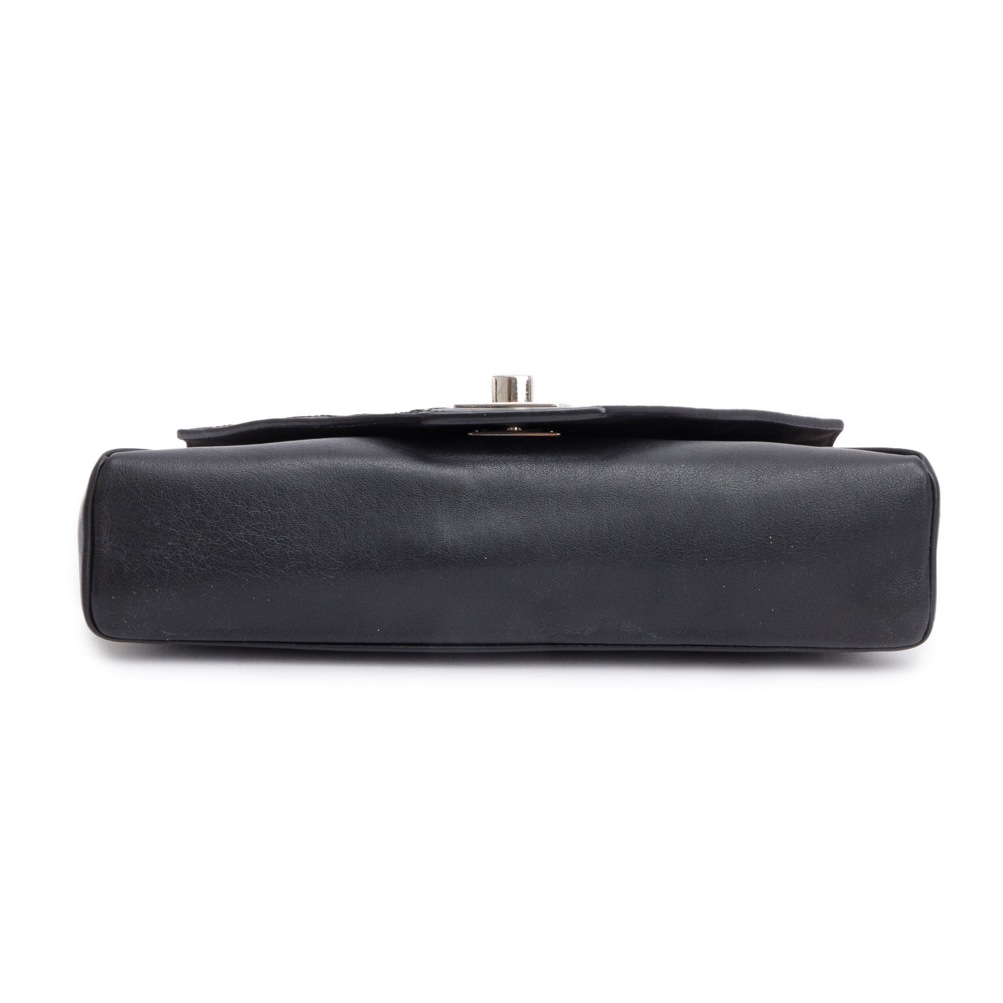 Louis Vuitton Black Studded Perforated Leather Love Note Bag