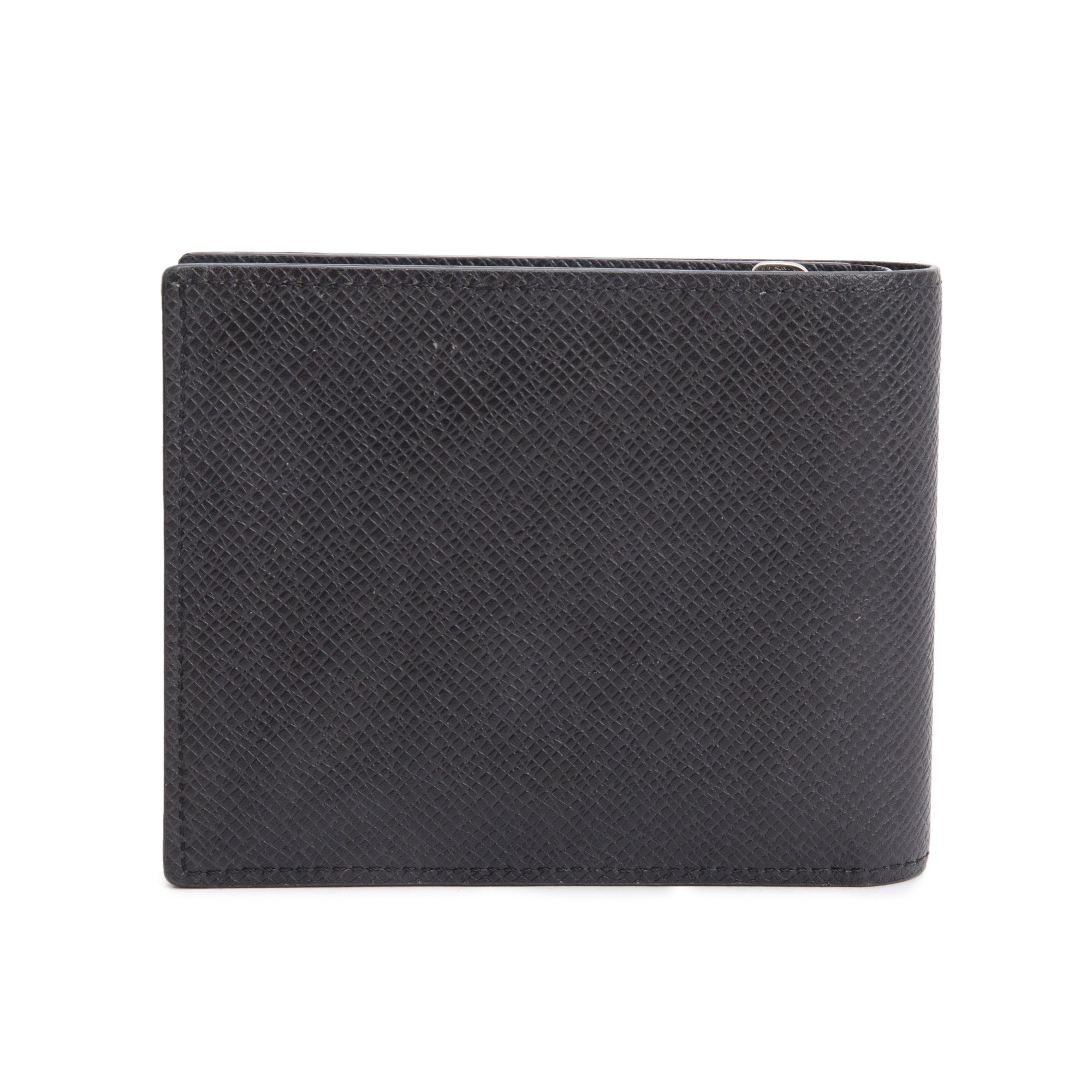 Louis Vuitton Black Taiga Leather Amerigo Wallet