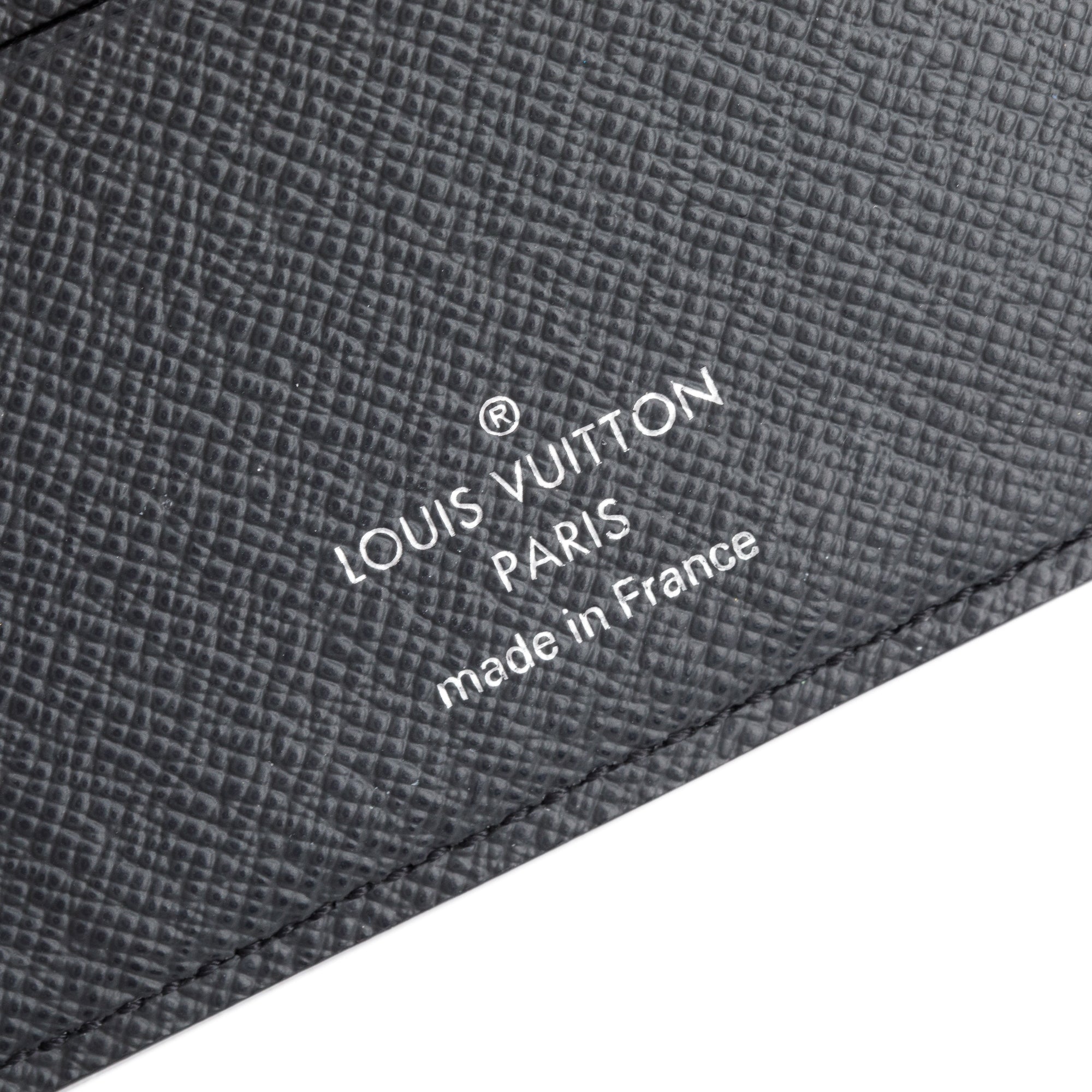 Louis Vuitton Black Taiga Leather Amerigo Wallet