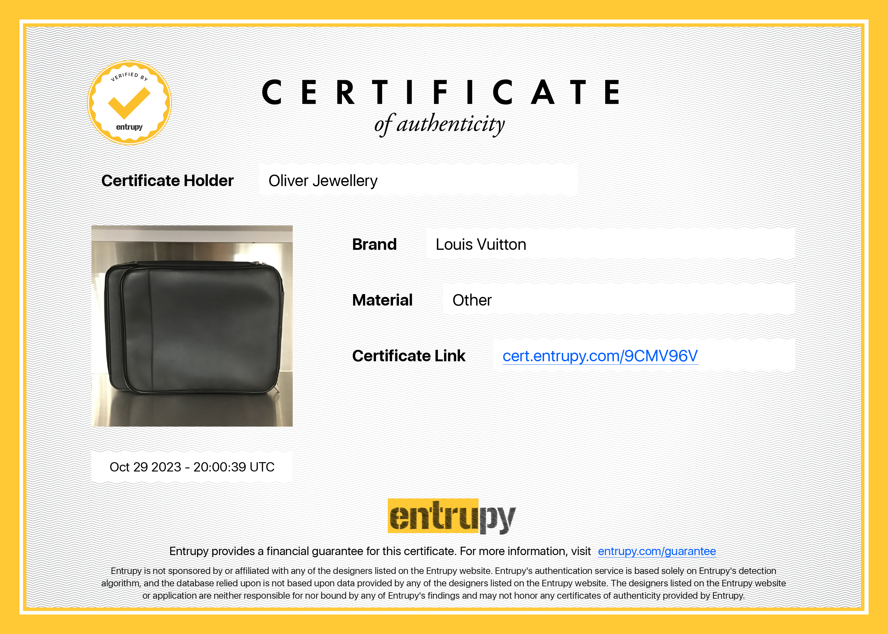 Louis Vuitton Black Taiga Leather Pegase 50