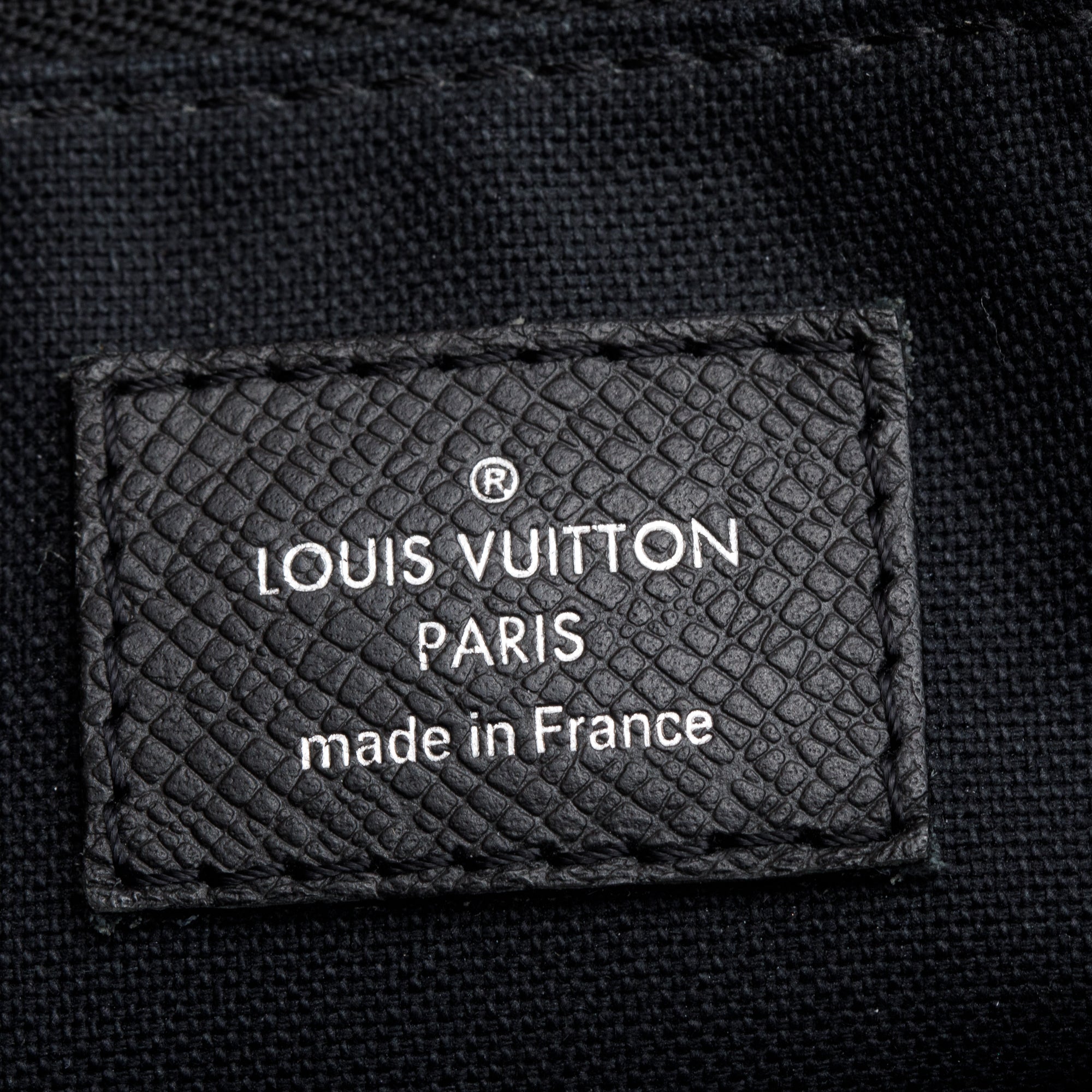 Louis Vuitton Black Taiga Leather Roman PM