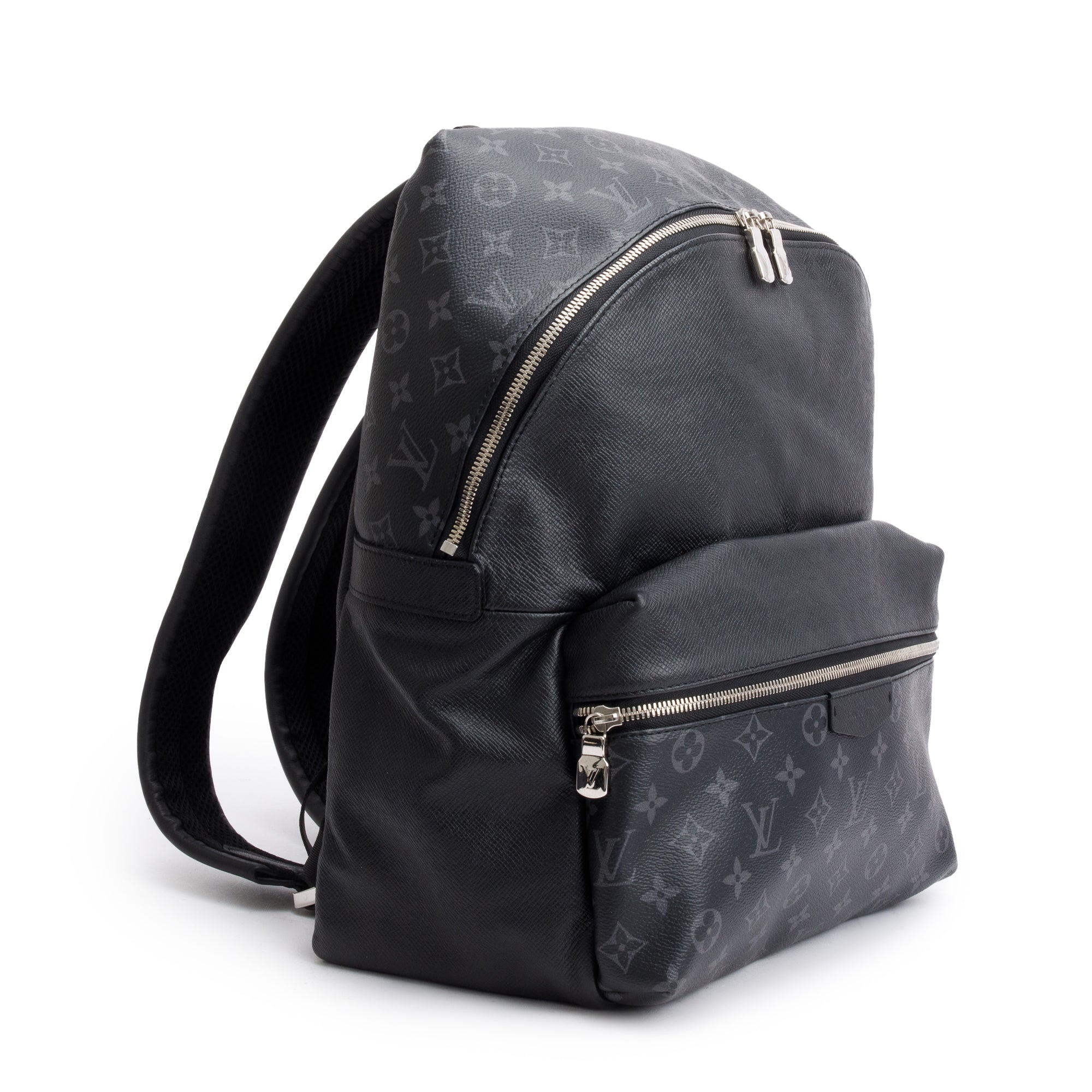 Louis Vuitton Black Taigarama Discovery Backpack