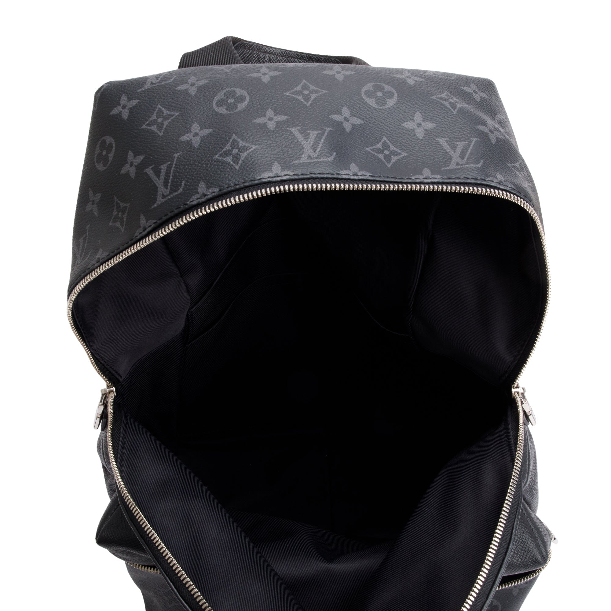 Louis Vuitton Black Taigarama Discovery Backpack