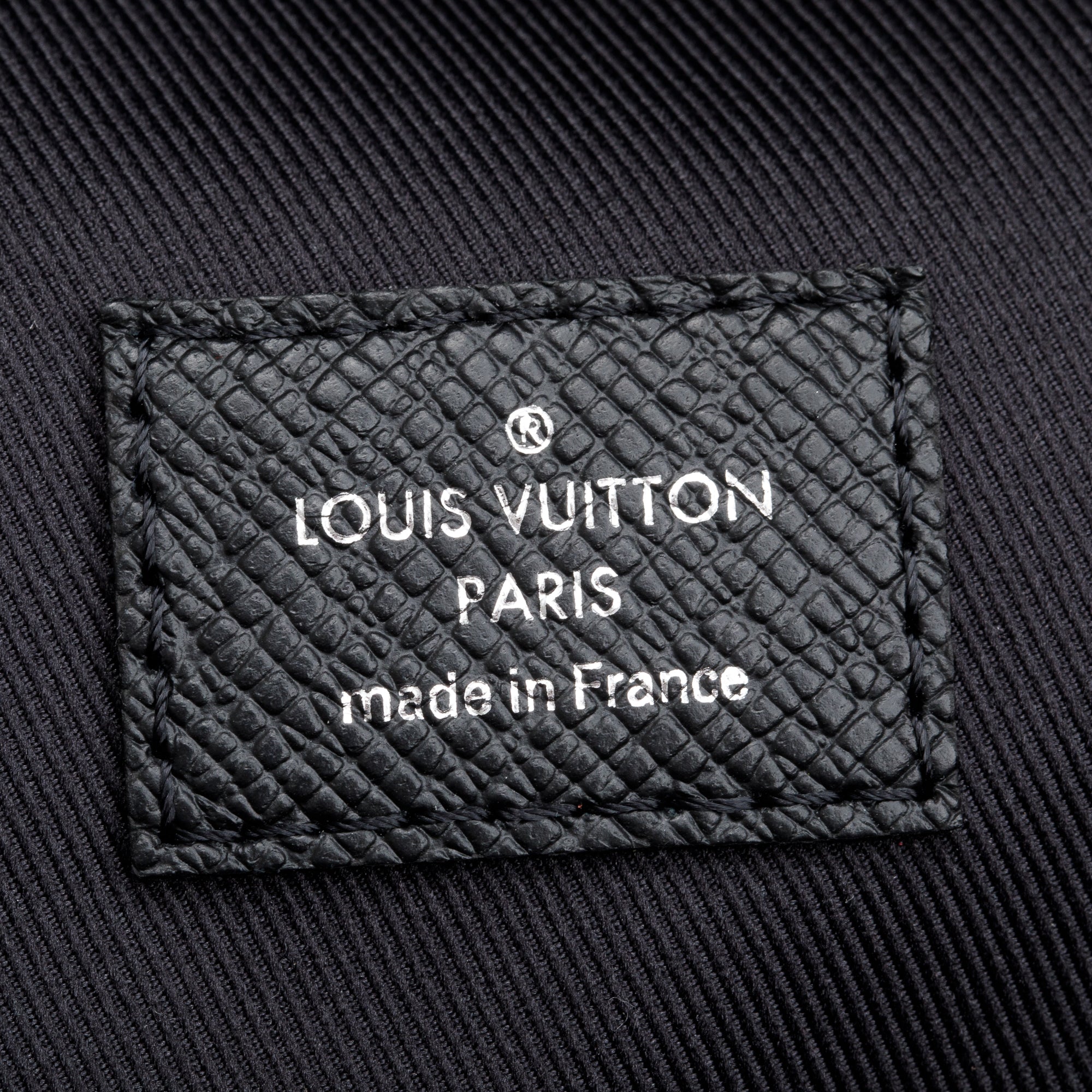 Louis Vuitton Black Taigarama Discovery Backpack