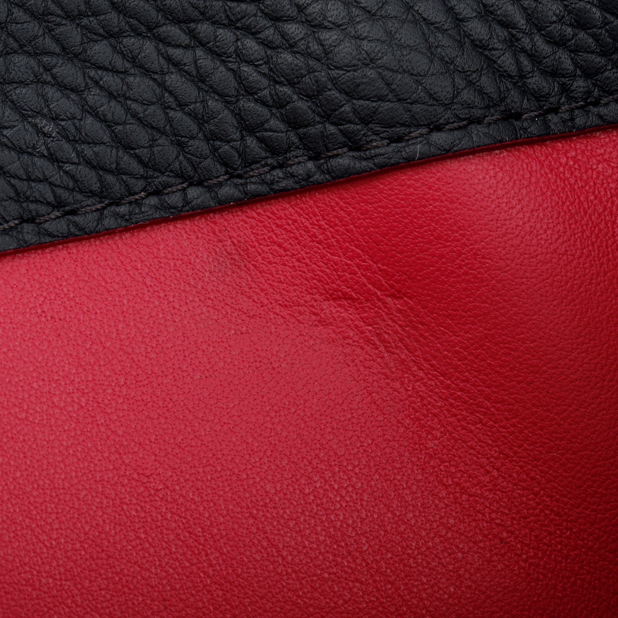 Louis Vuitton Black Taurillon Capucine GM w/ Python Strap