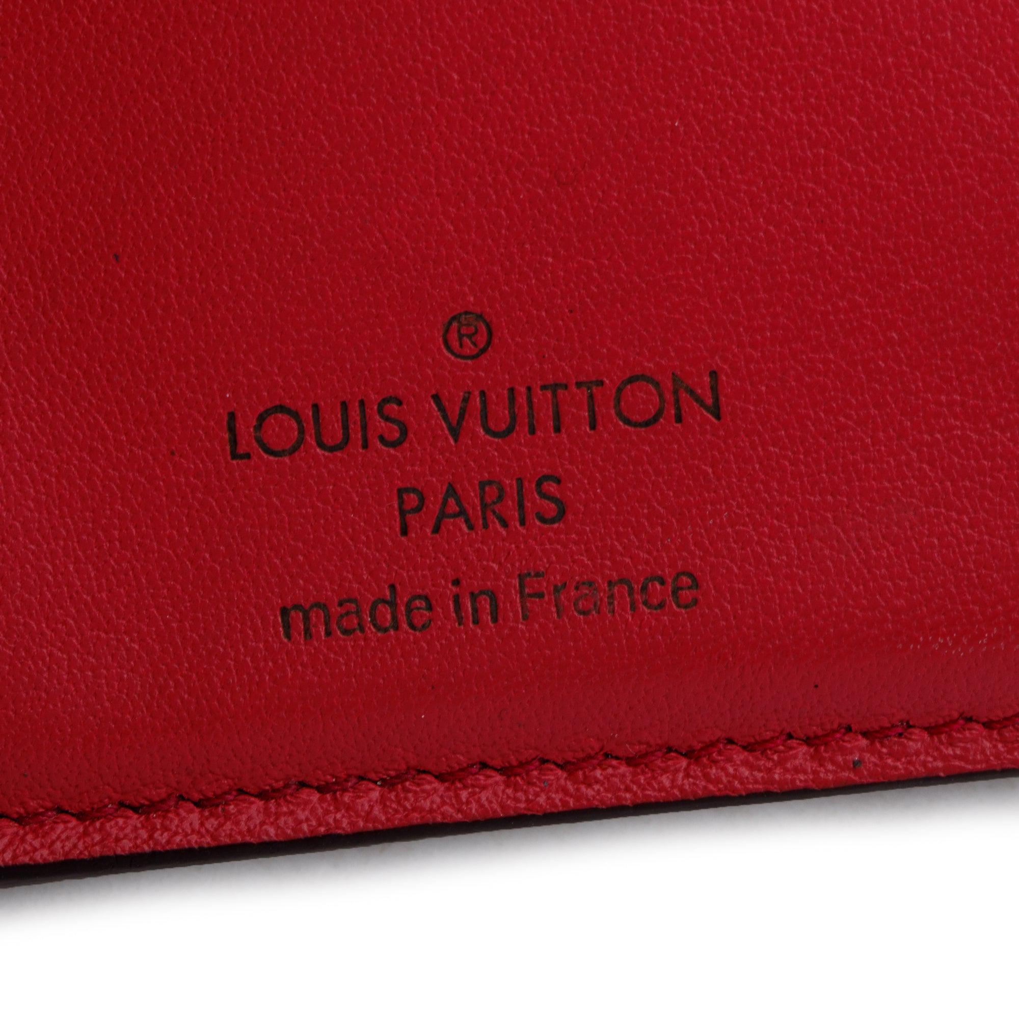 Louis Vuitton Black Taurillon Leather Capucines Compact Wallet