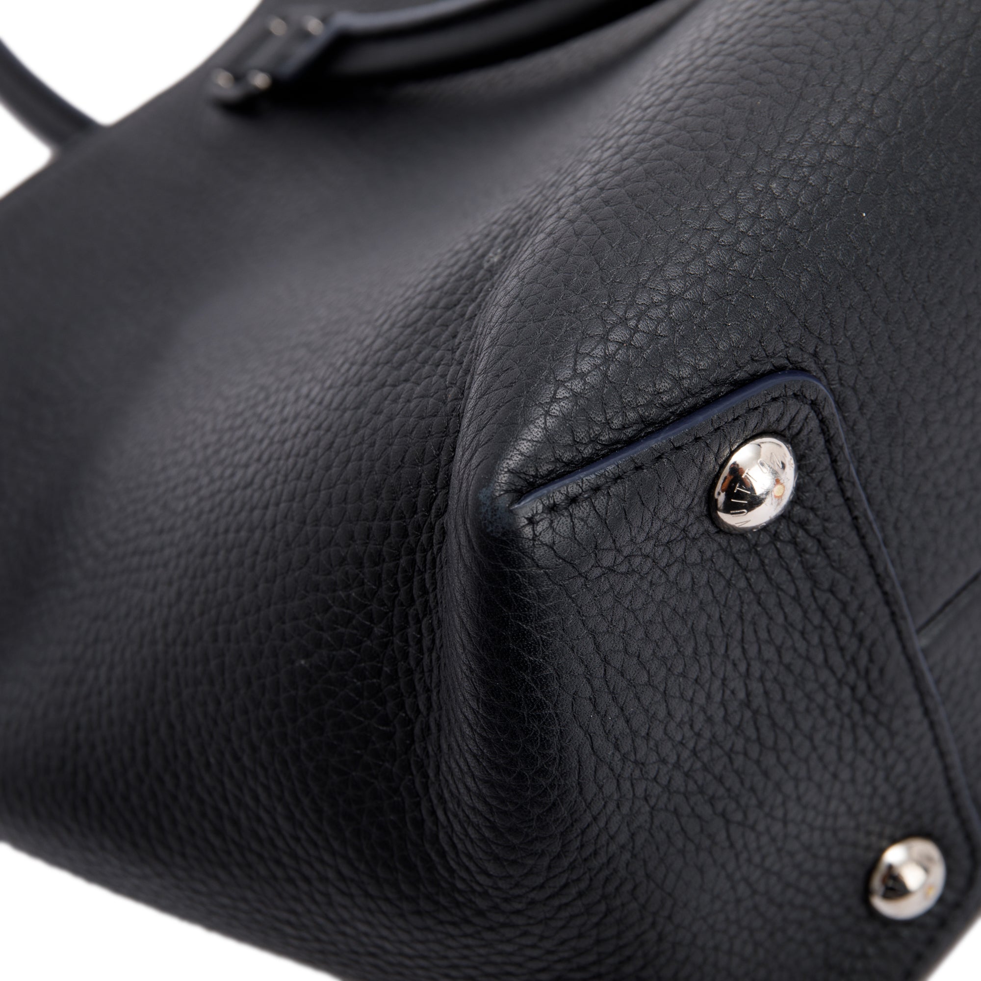 Louis Vuitton Black Taurillon Leather Pernelle Tote w/ Strap