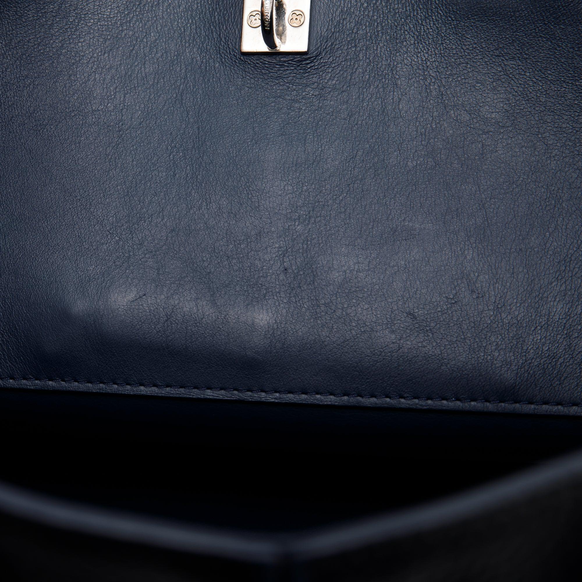 Louis Vuitton Black Taurillon Leather Pernelle Tote w/ Strap