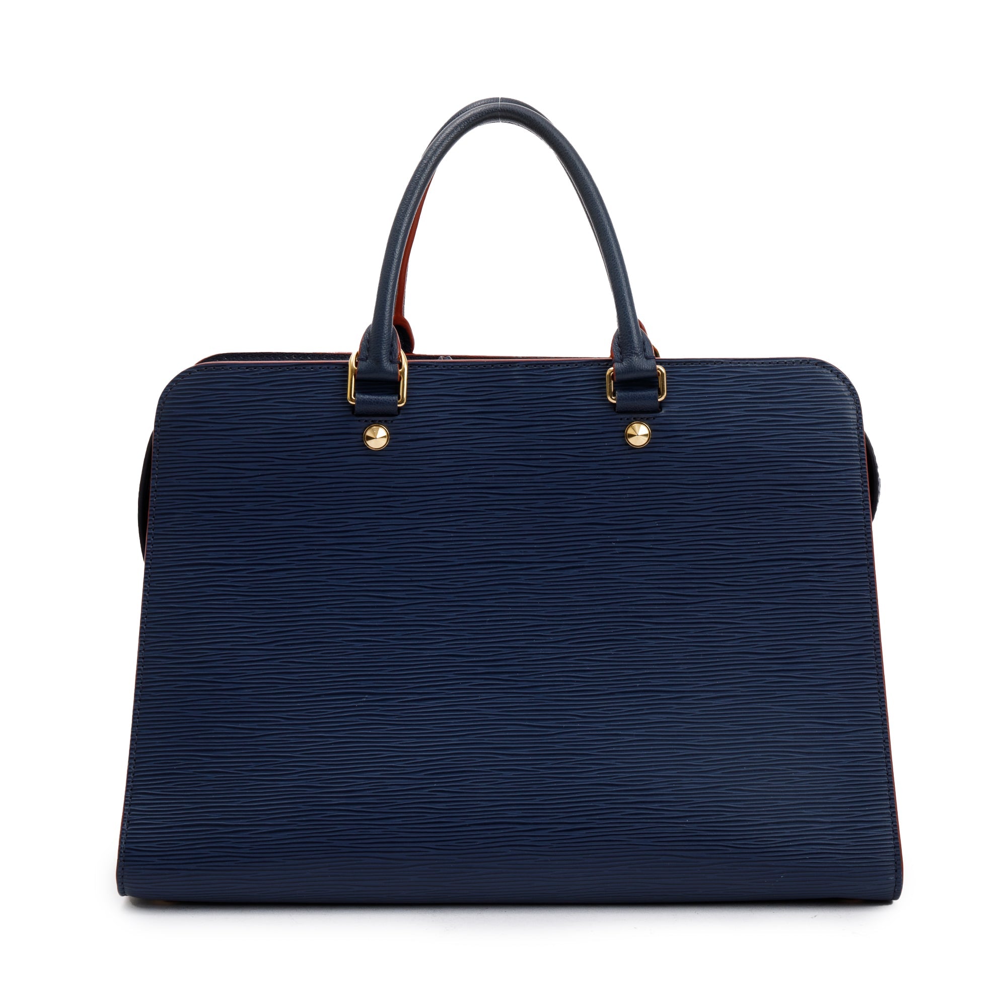 Louis Vuitton Blue Epi Leather Vaneau GM Bag