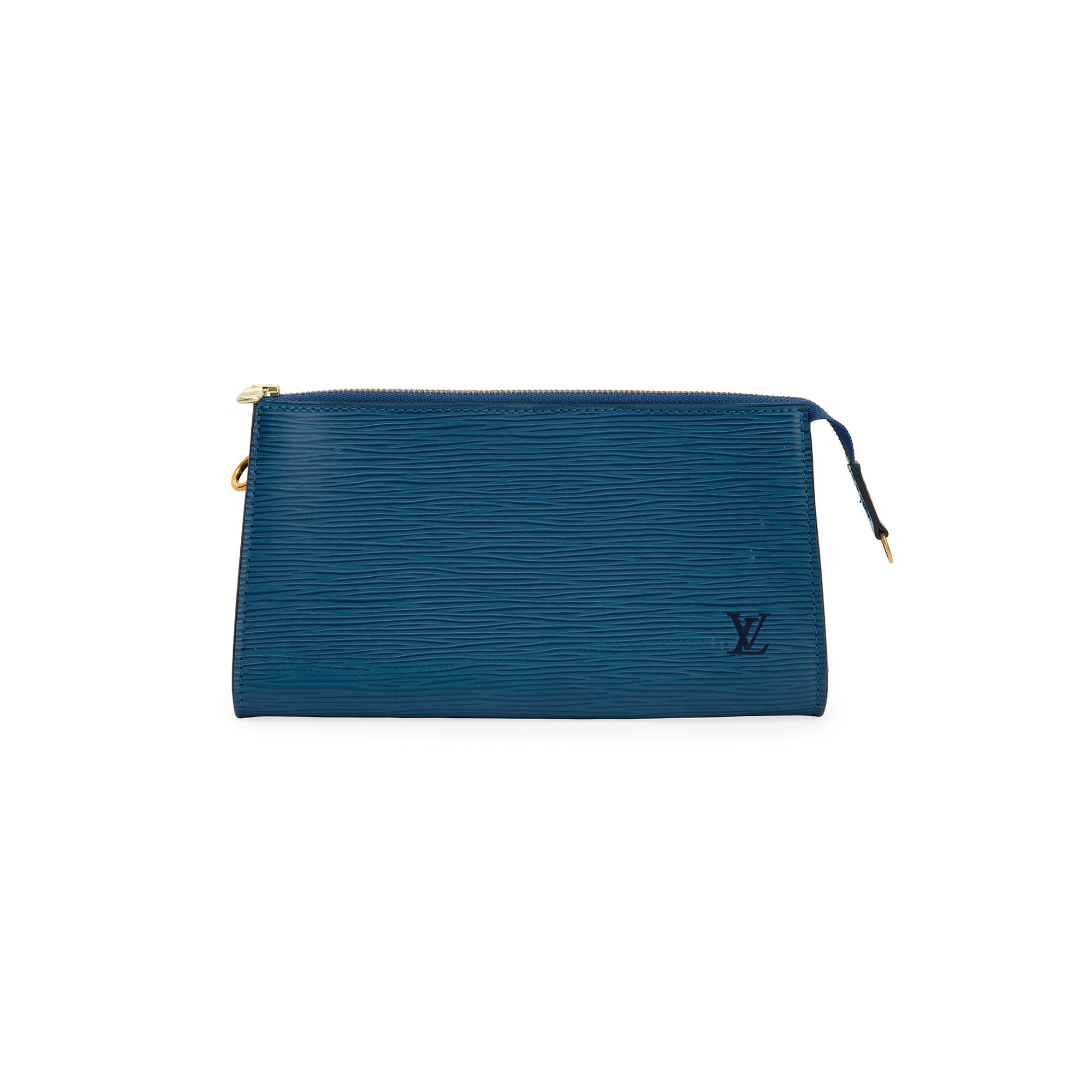 Louis Vuitton Blue Epi Pochette Accessoires 24 W/O Strap