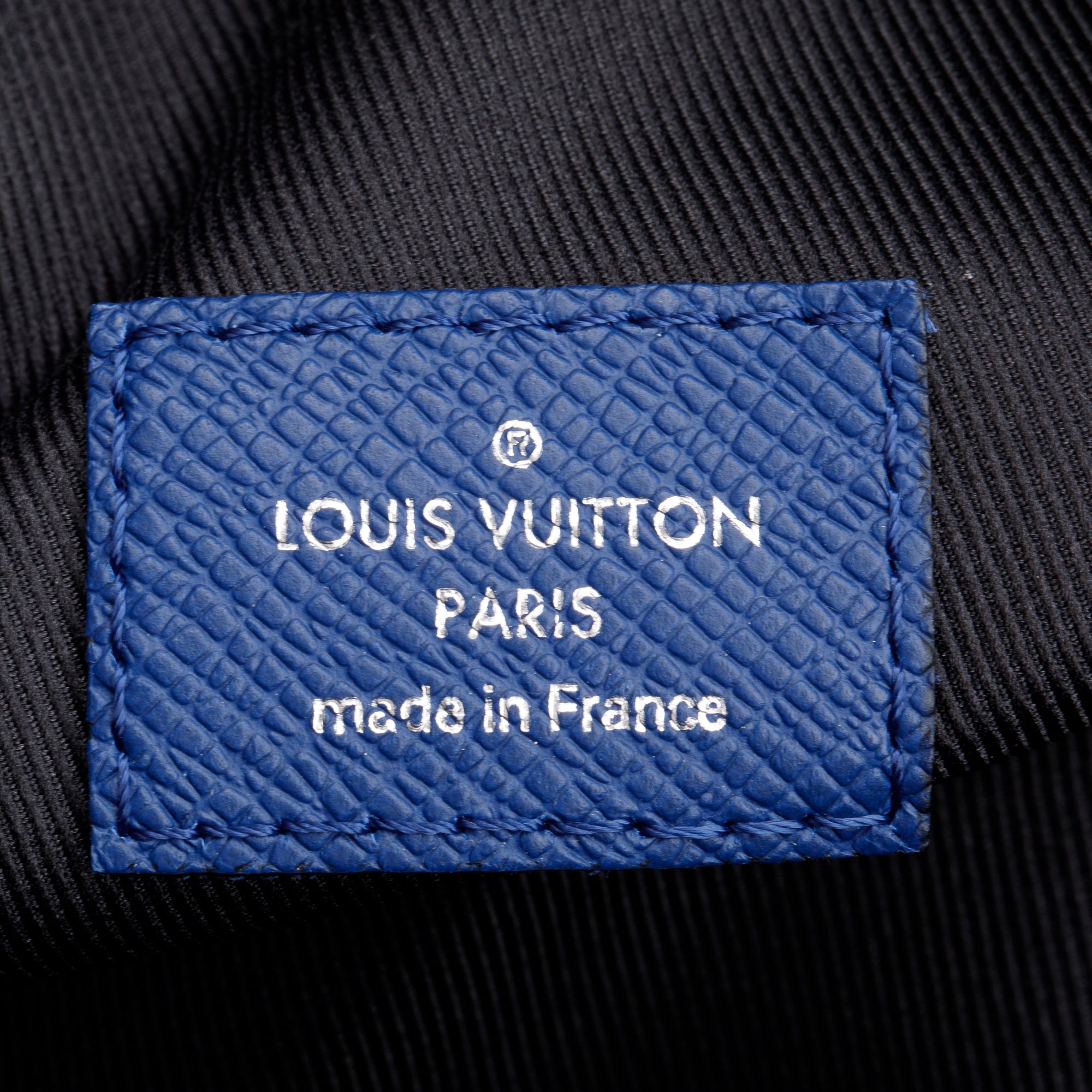 Louis Vuitton Blue Taigarama Discovery Backpack