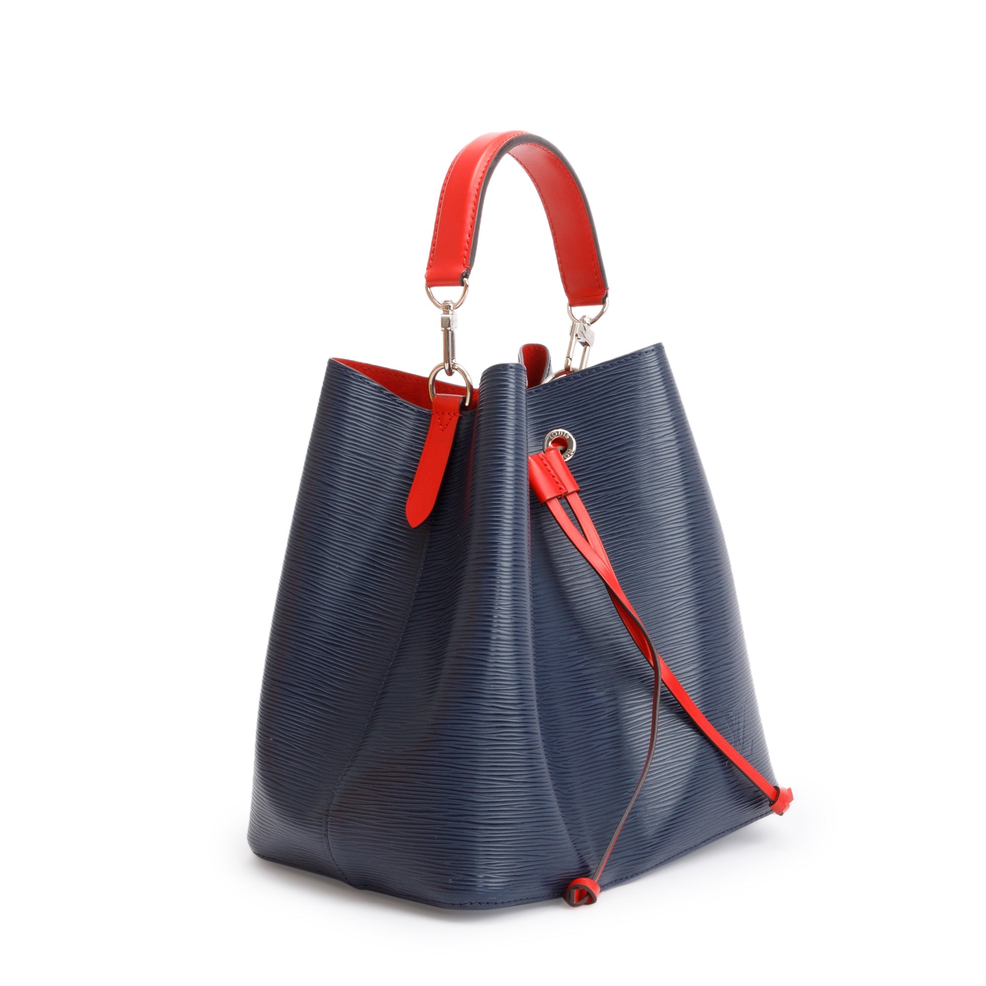 Louis Vuitton Blue/Red Epi Leather Neonoe MM w/ Box